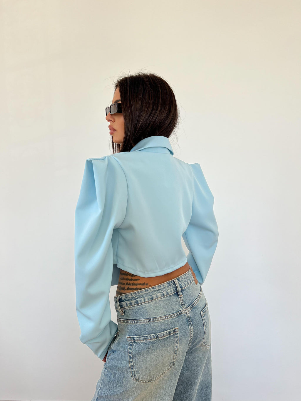 Blazer Corpetto Azzurro
