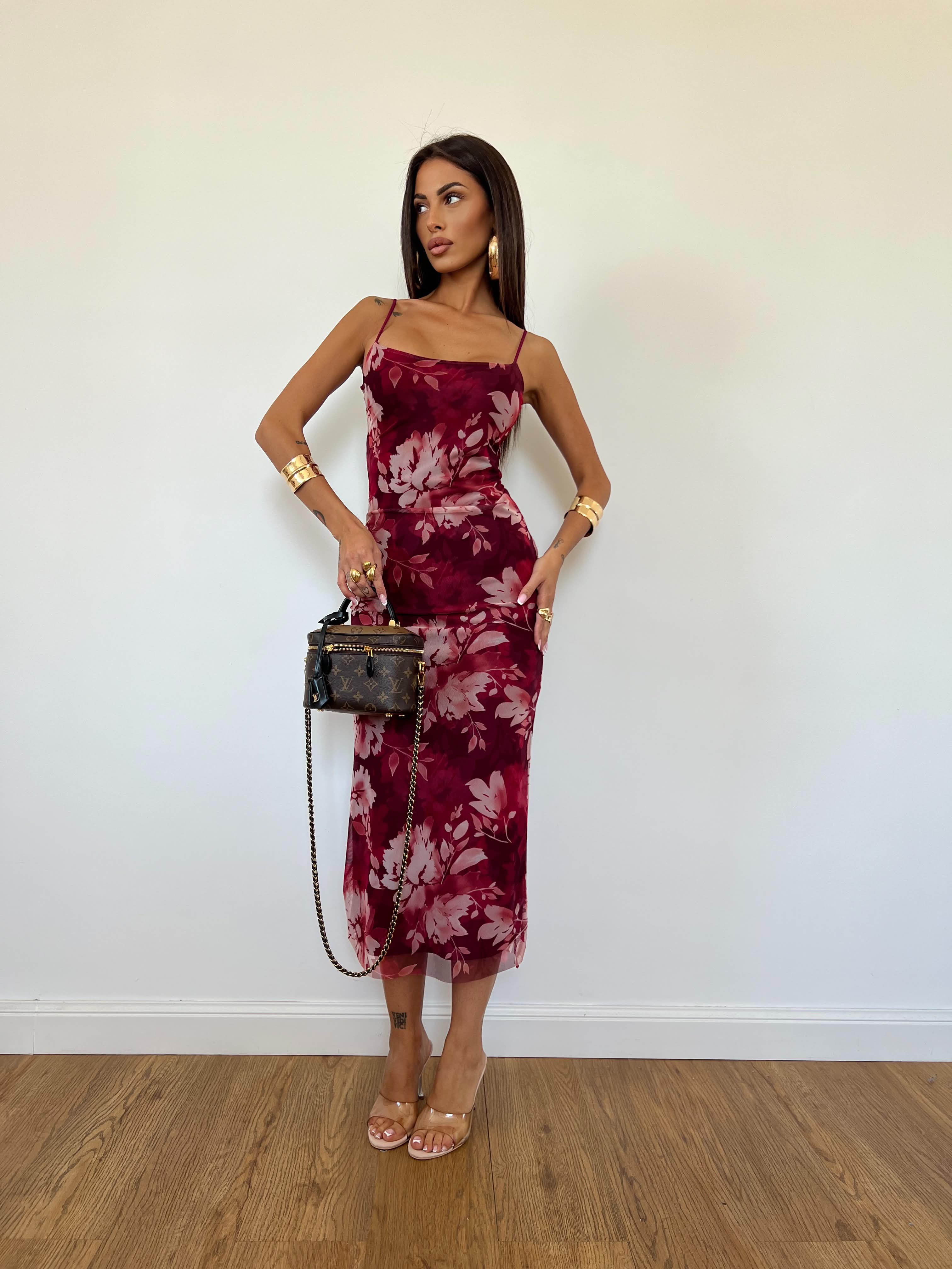 Vestito Paradise Bordeaux