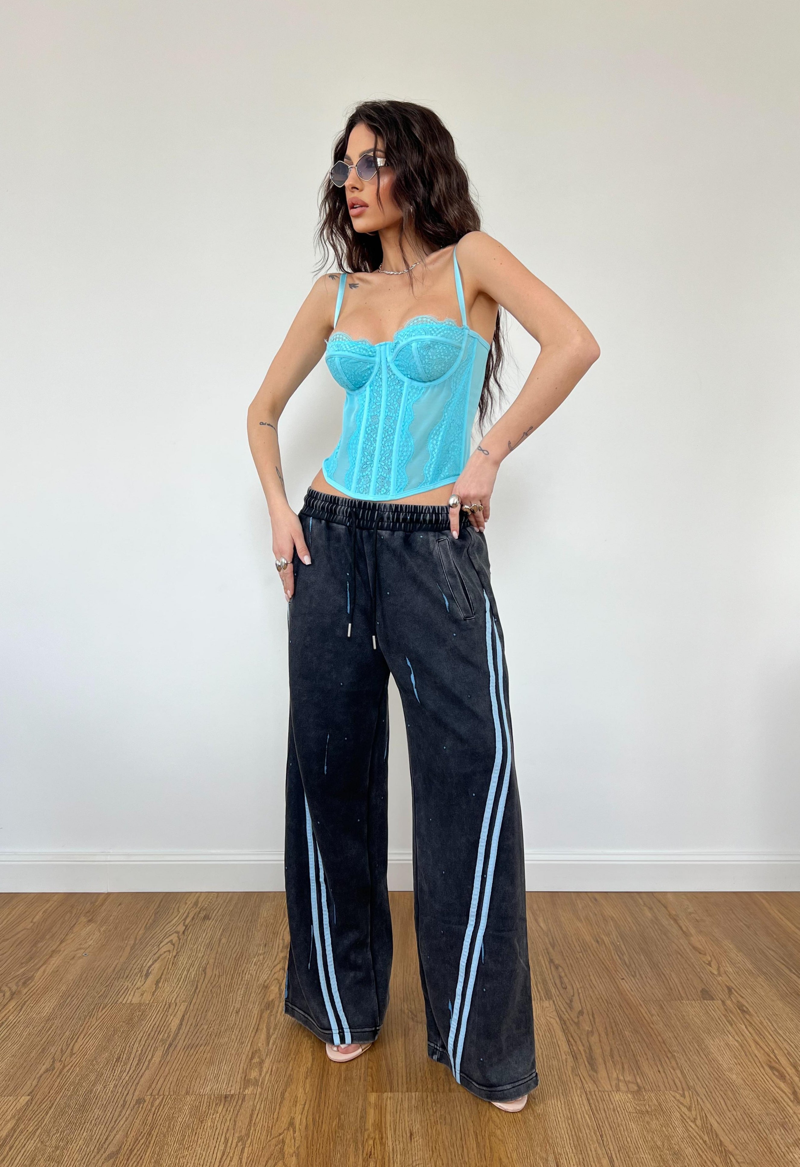 Pantalone Chicago Adida Azzurro