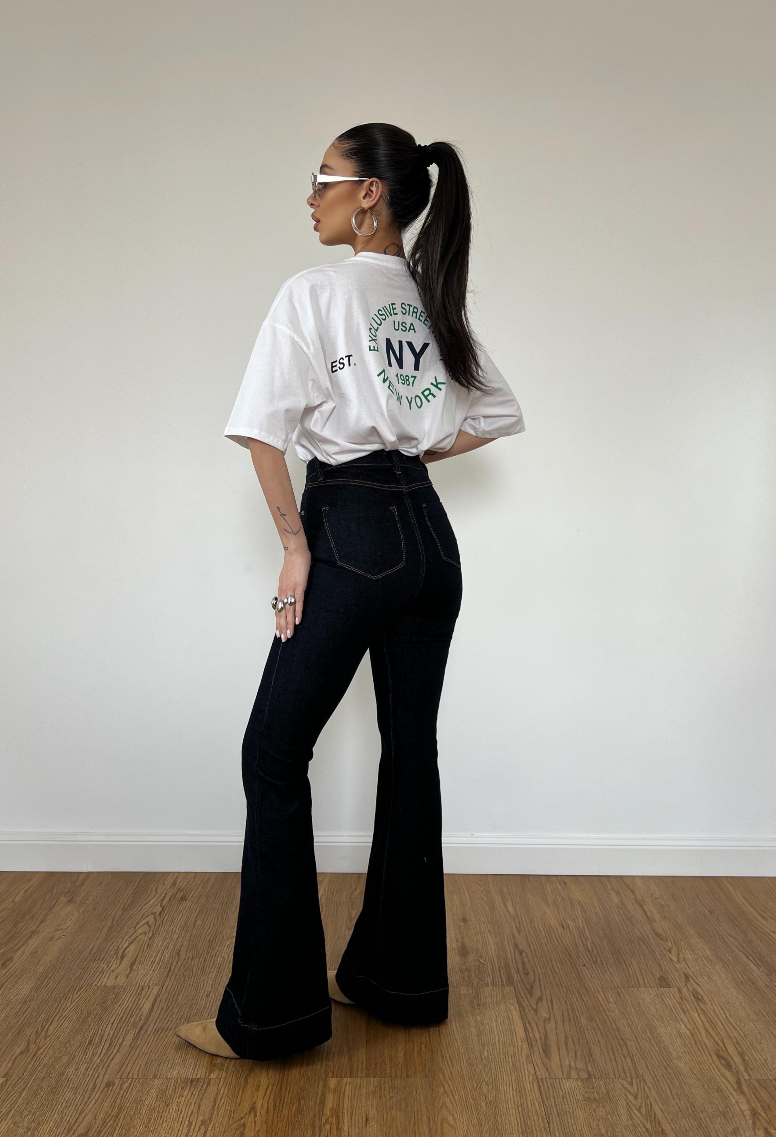 T-Shirt New York Bianca