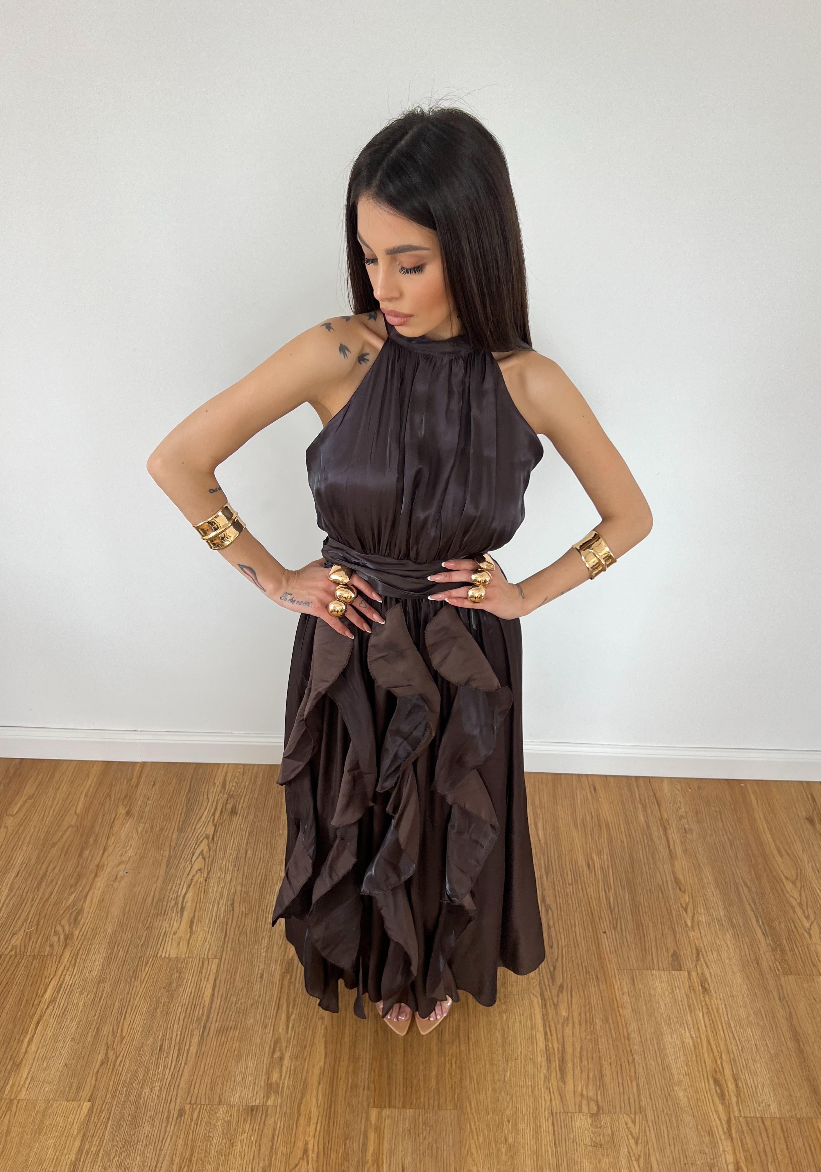 Vestito Fleur Cioccolato