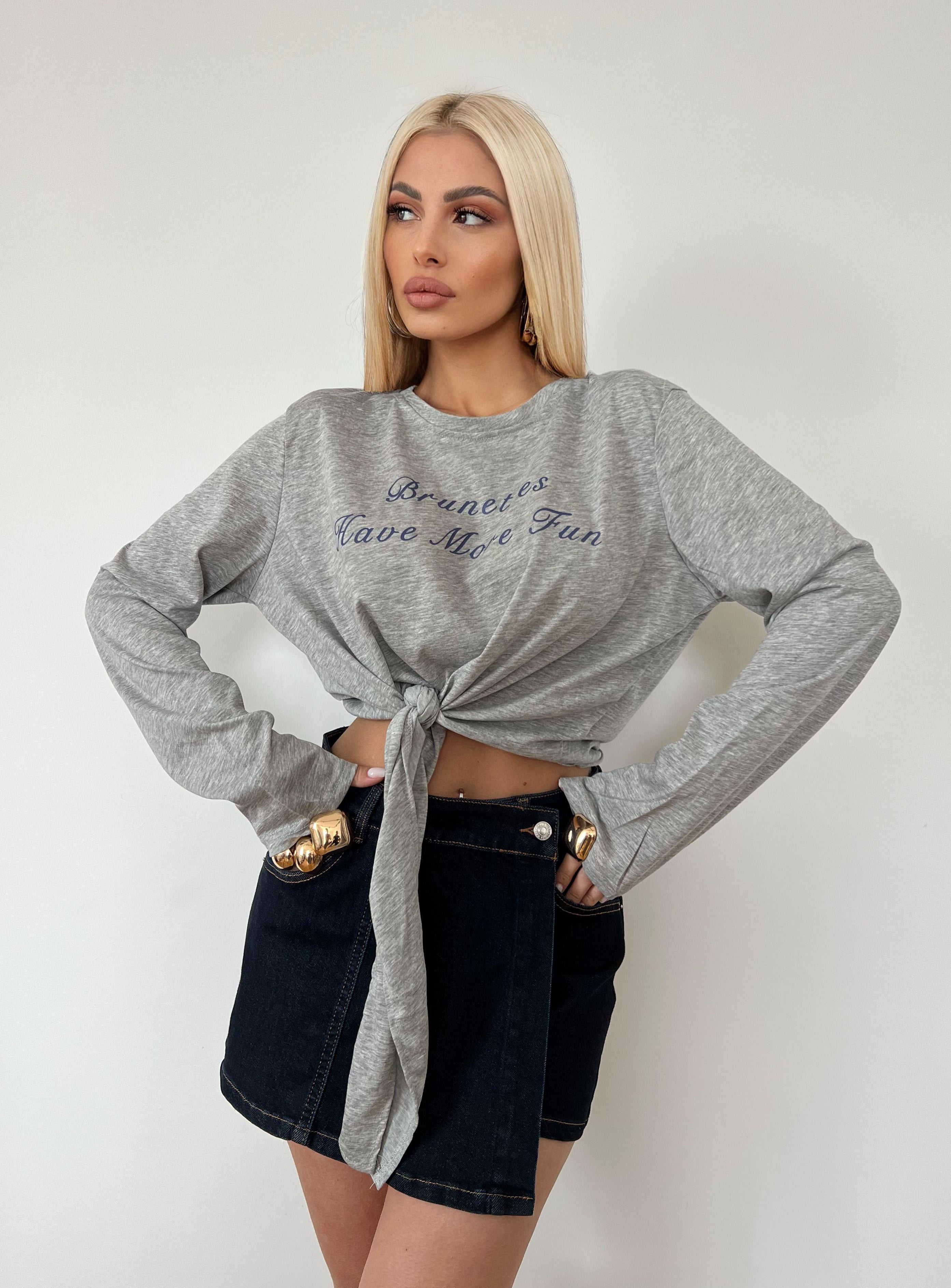 Maglia Le More Grigia