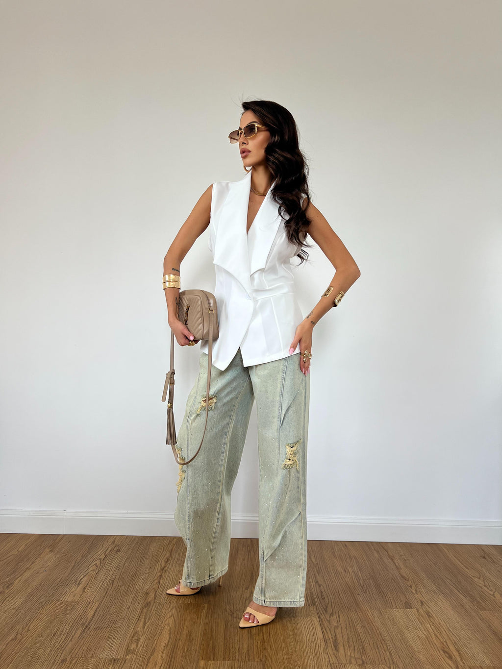 Jeans Strass Strach