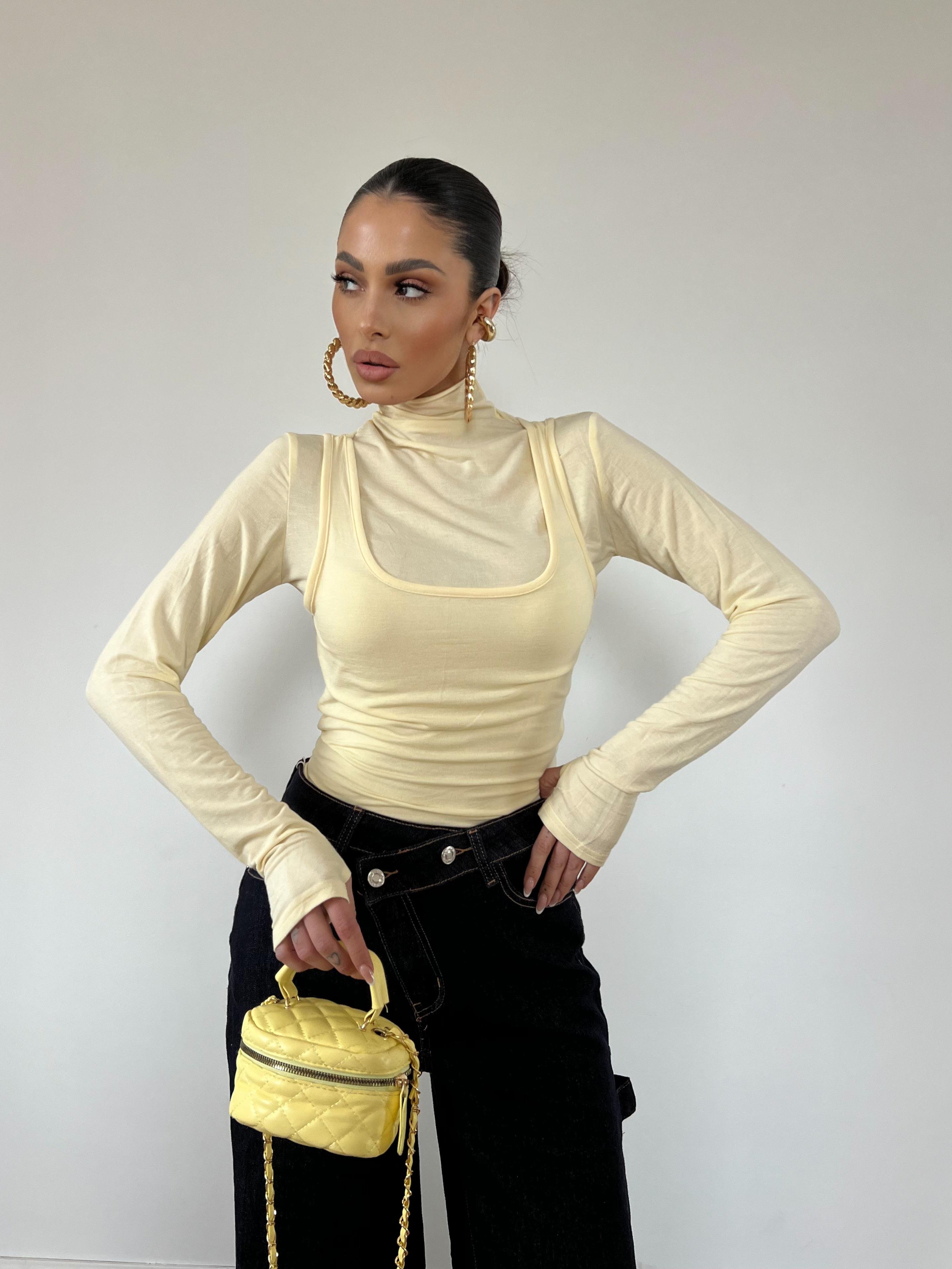 Maglia Twin Blend Gialla