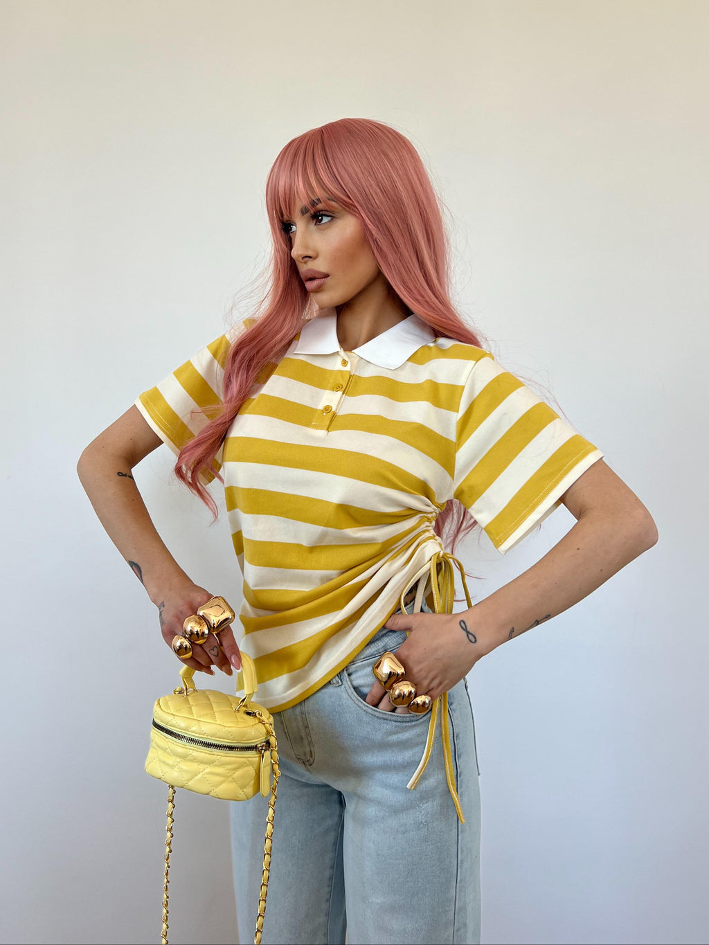Maglia Polo Ocra