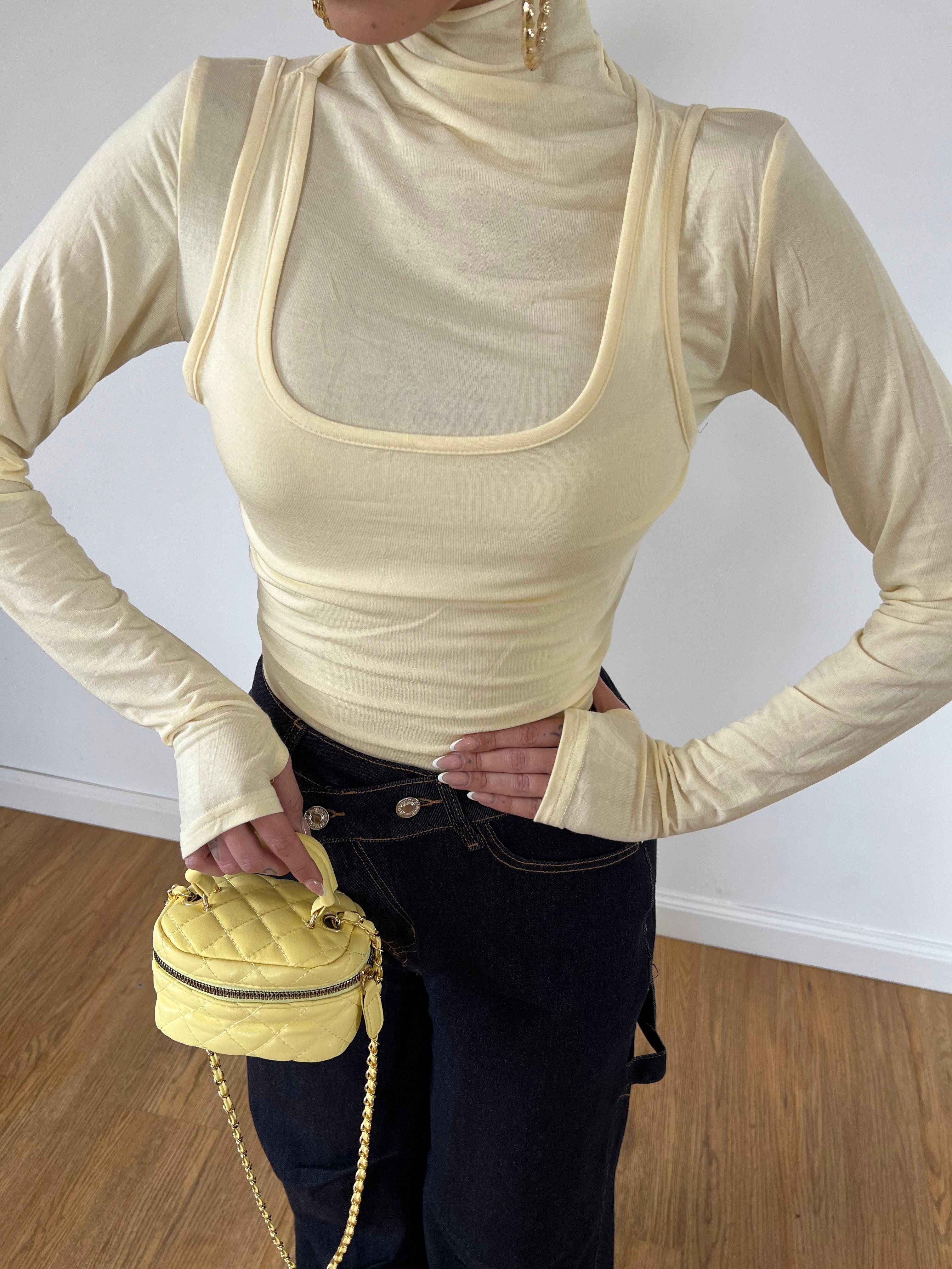 Maglia Twin Blend Gialla