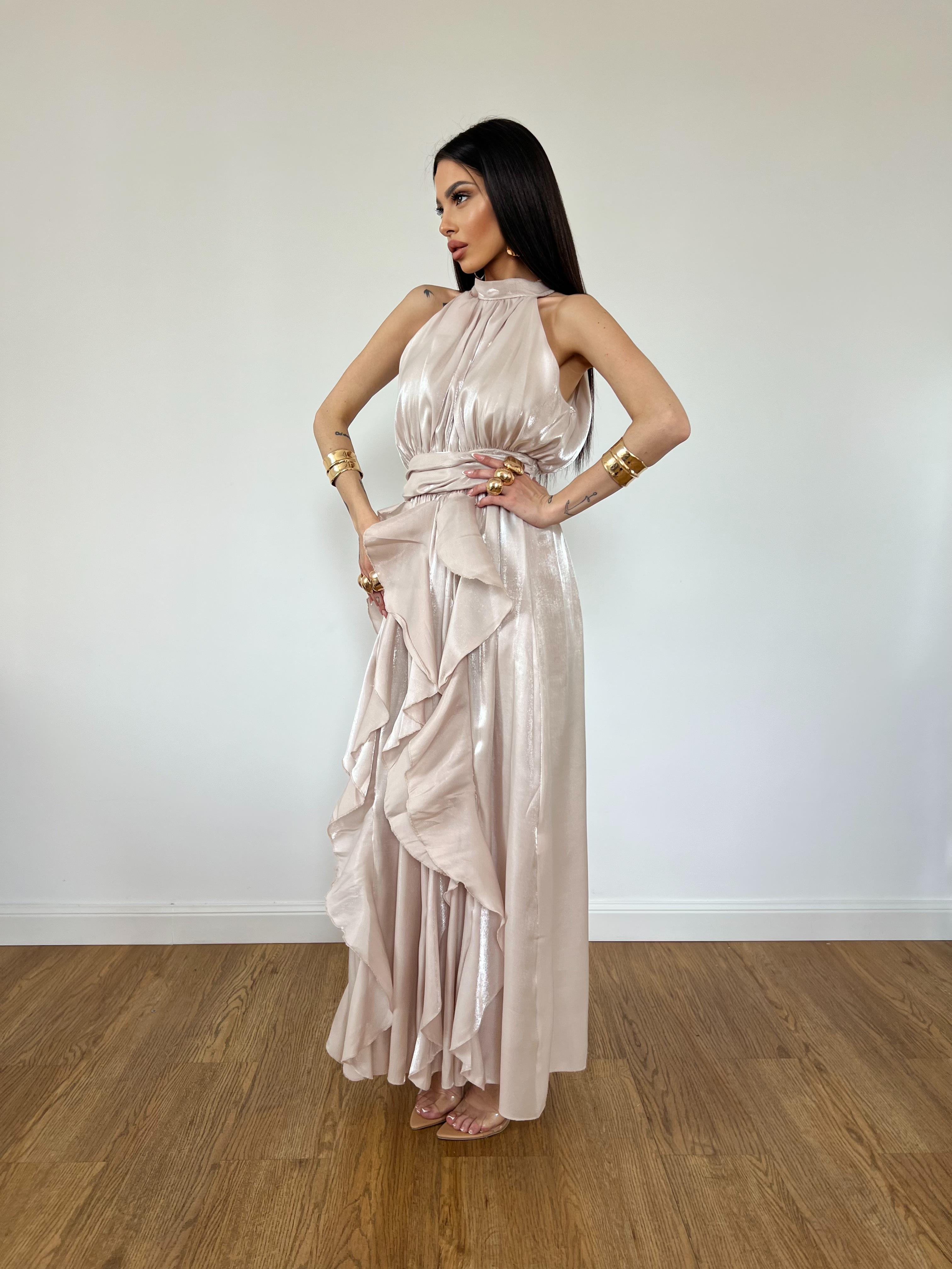 Vestito Fleur Tortora