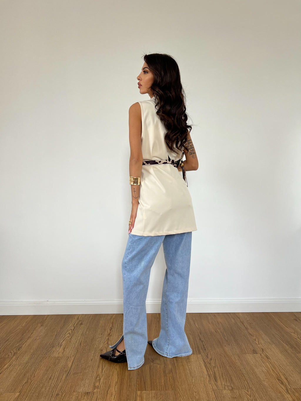 Gilet Zoe Beige