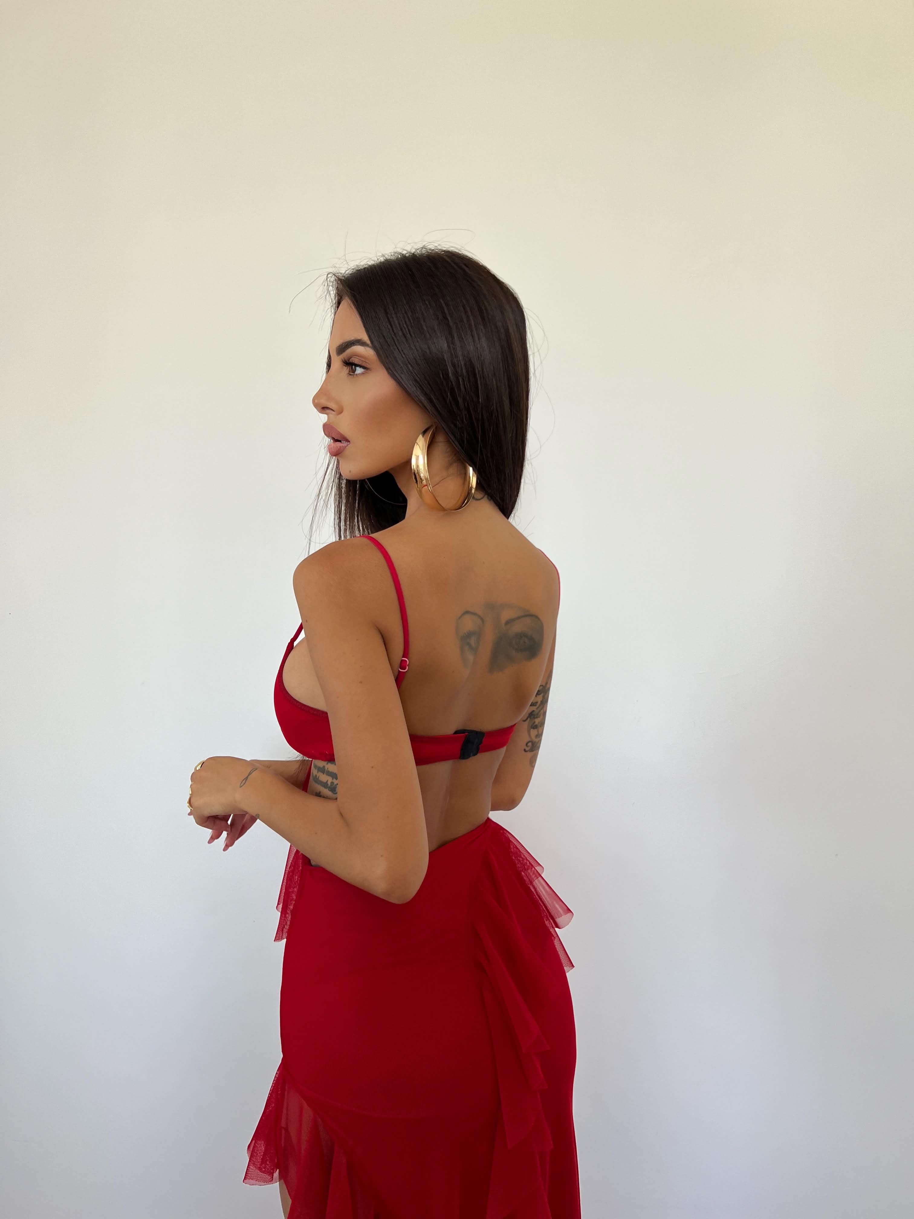 Vestito Hera Rosso