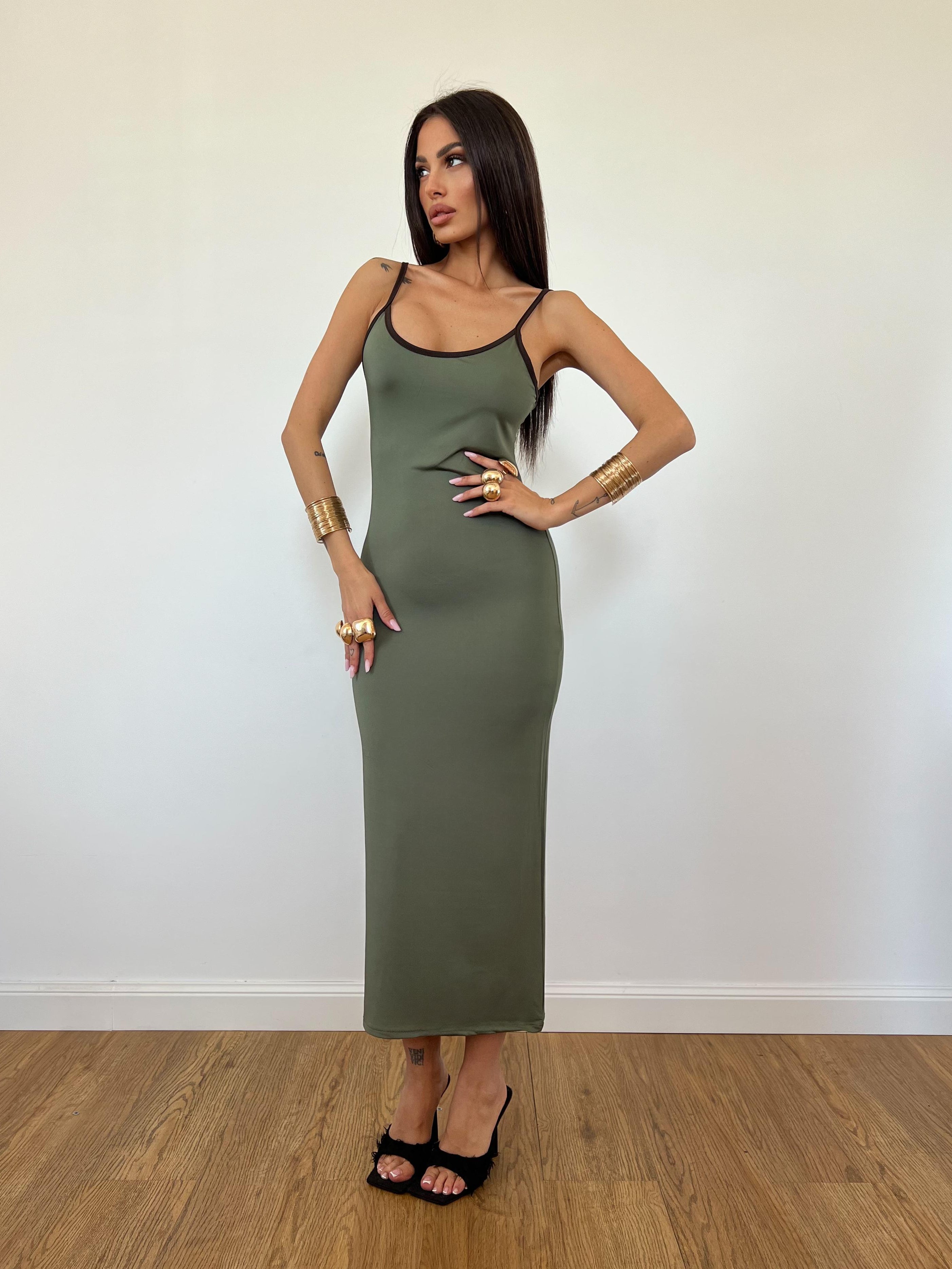 Vestito Usa Verde Militare