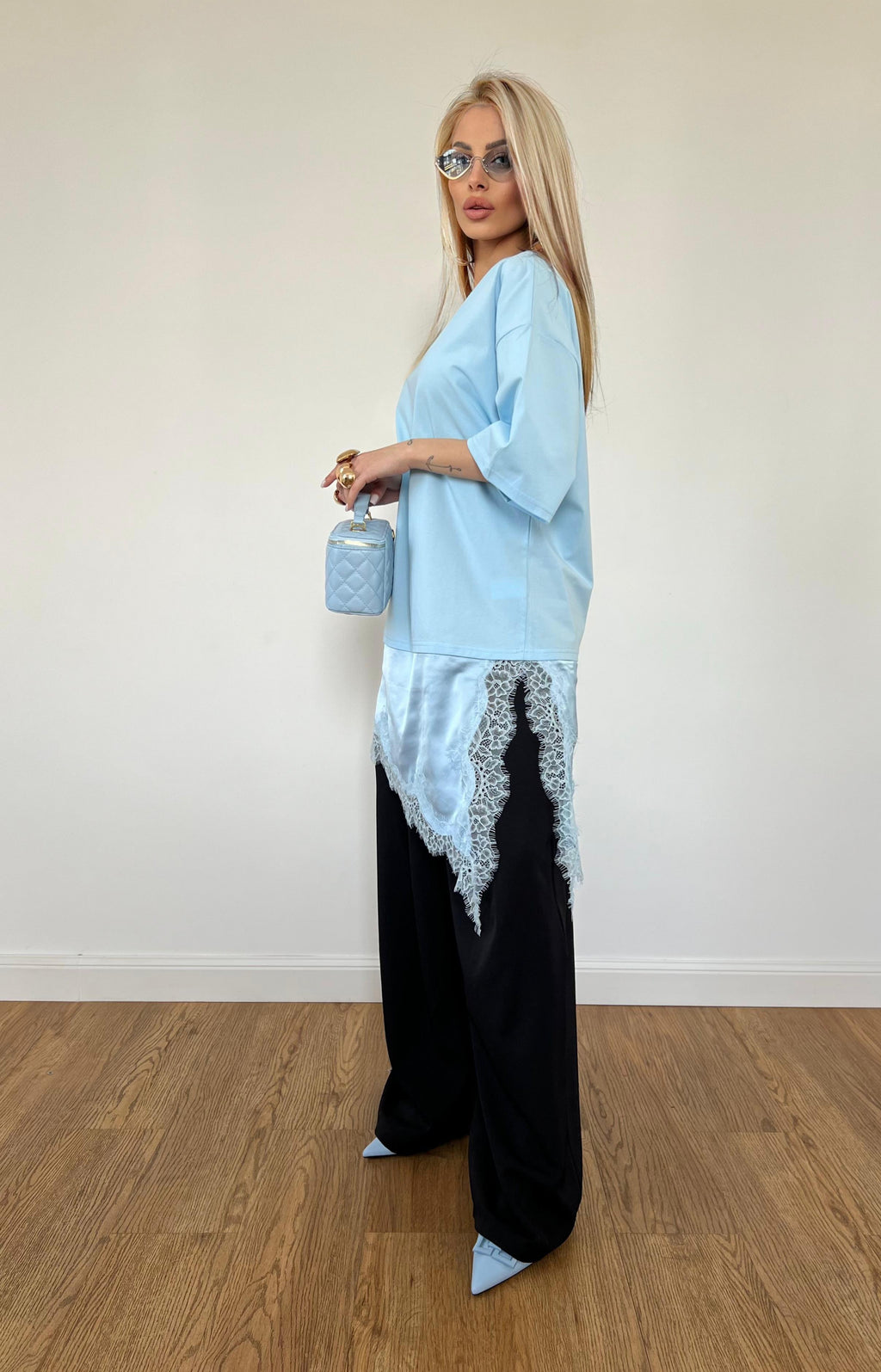 T-Shirt Monica Azzurra