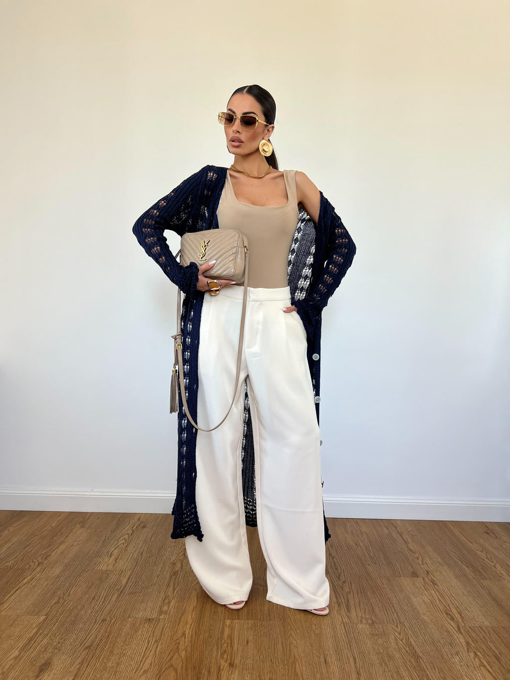 Cardigan/Vestito Amnesia Blu Notte