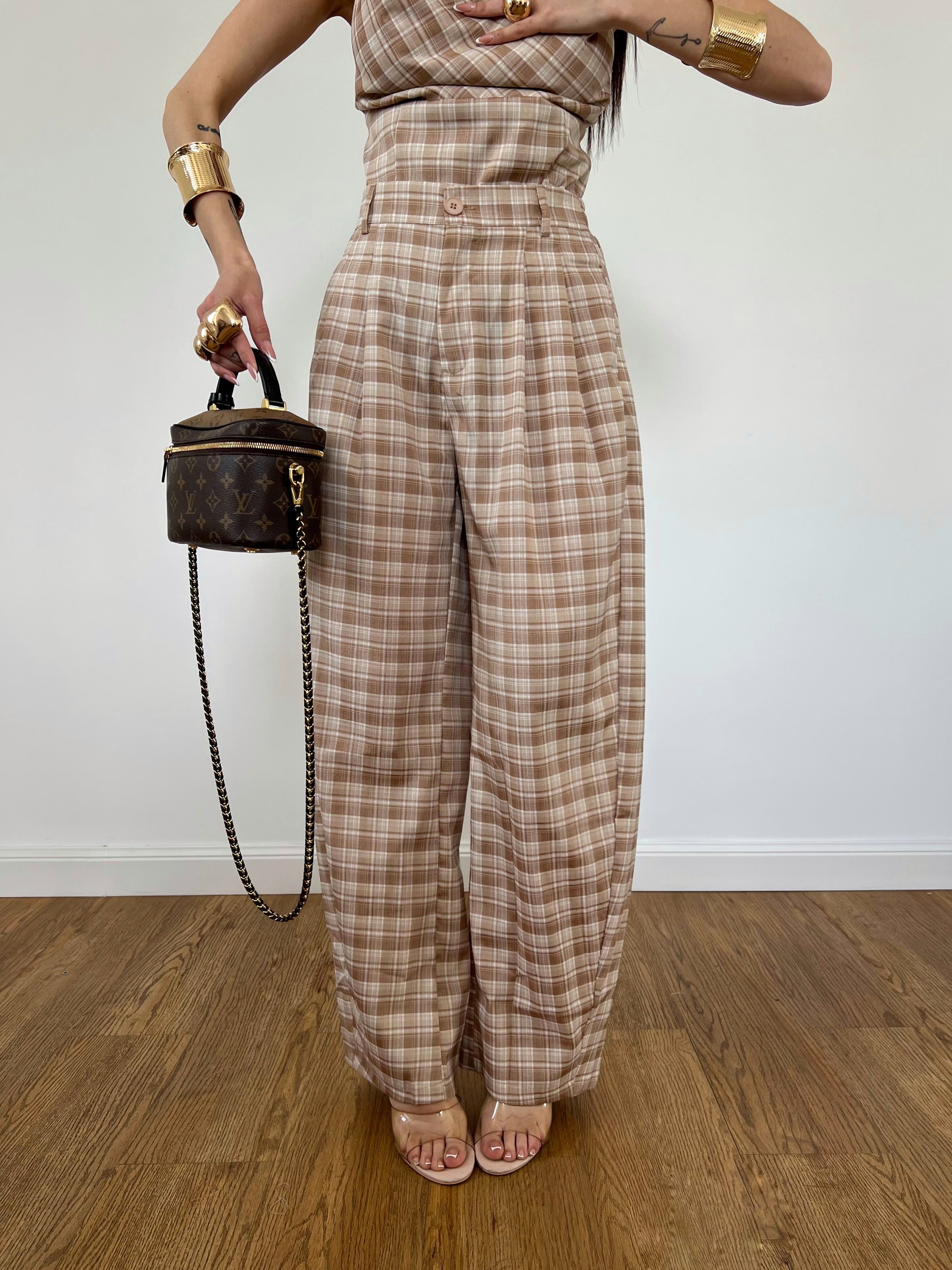 Coordinato Scacco Beige