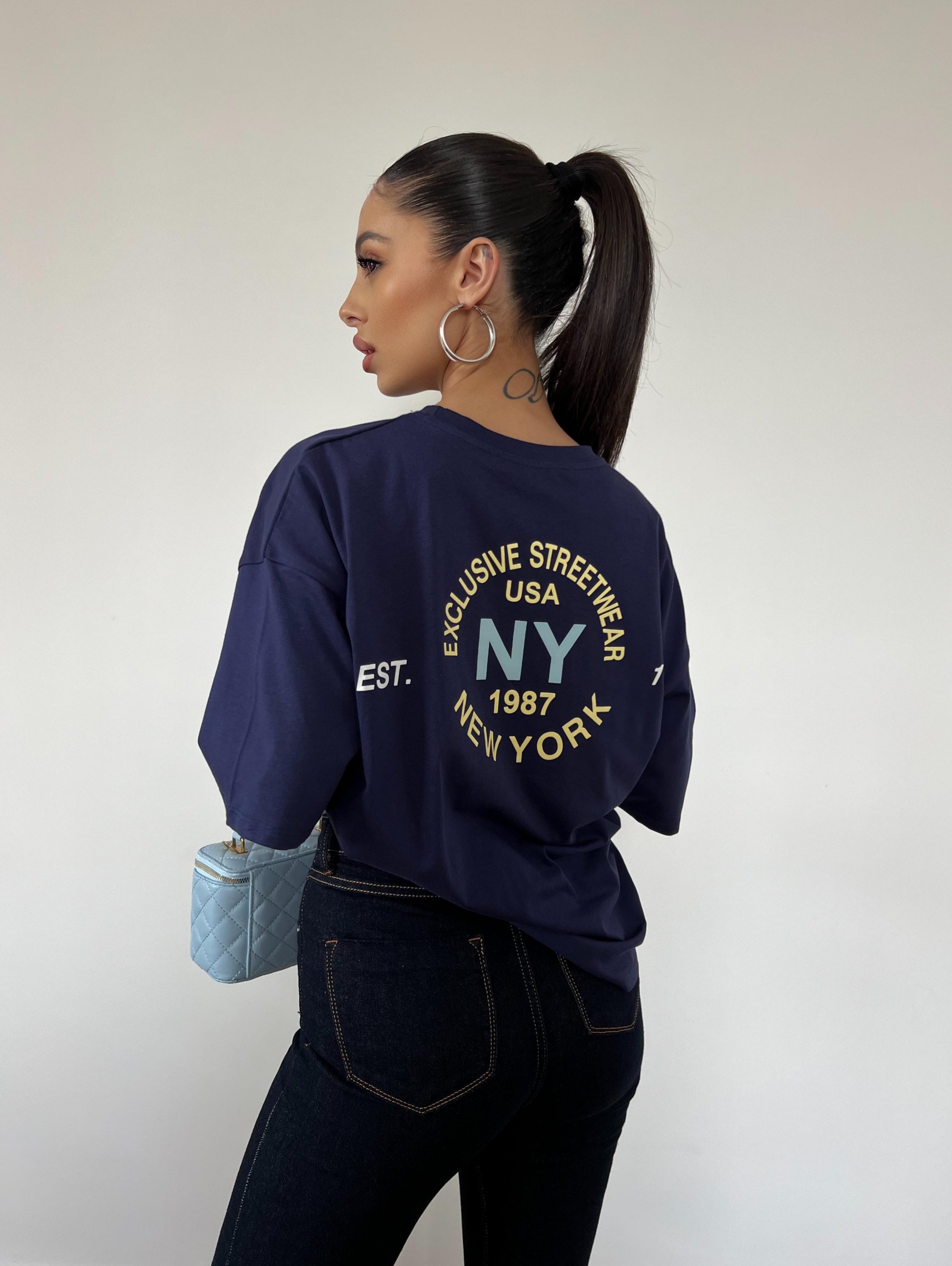T-Shirt New York Blu Notte