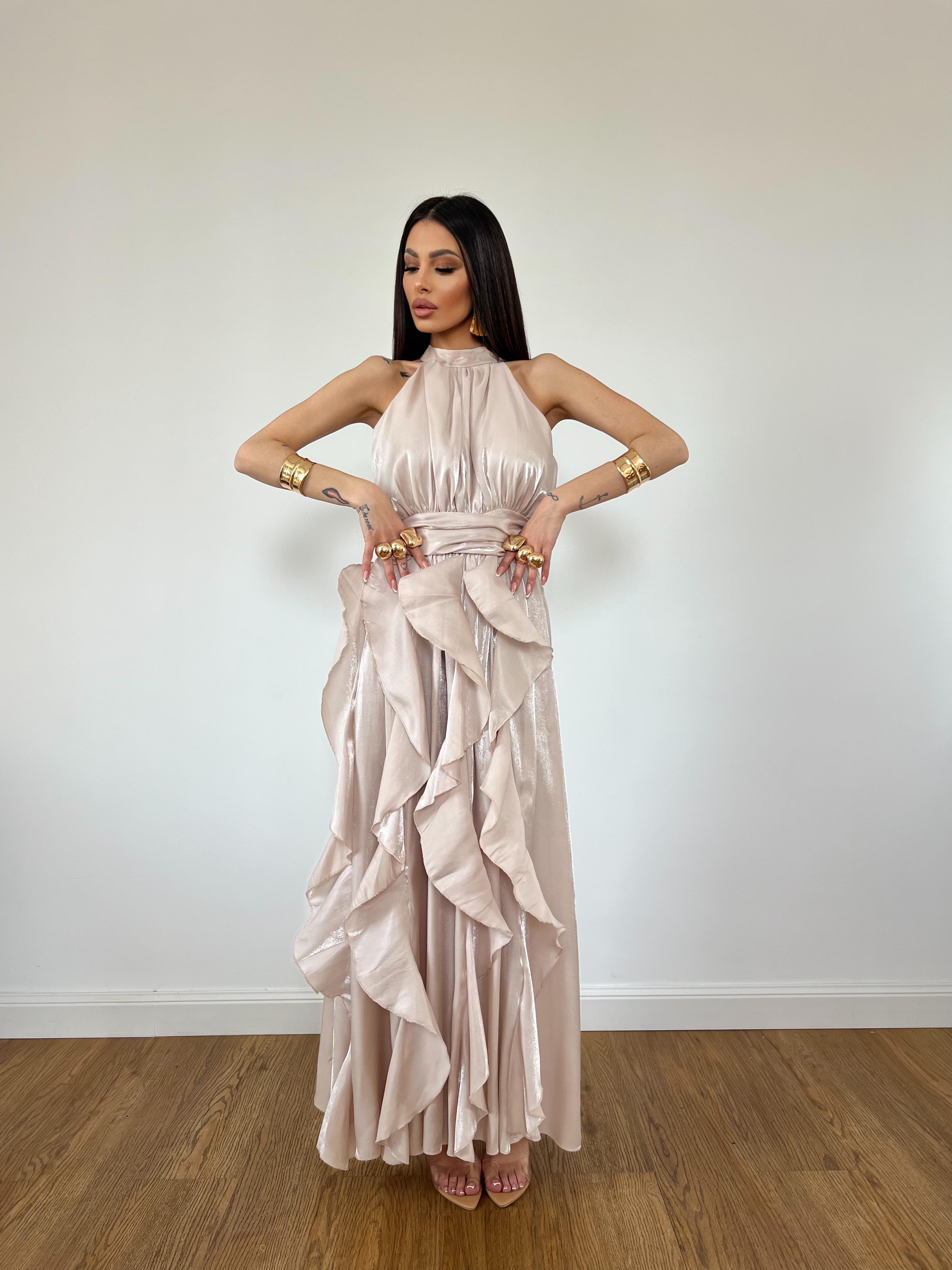 Vestito Fleur Tortora