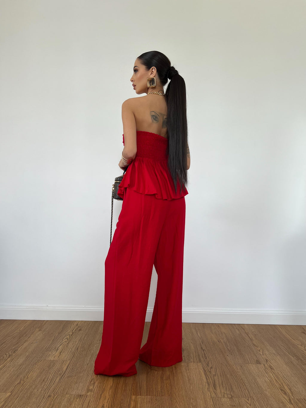 Coordinato Elle Rosso