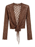 Cardigan Esra Marrone