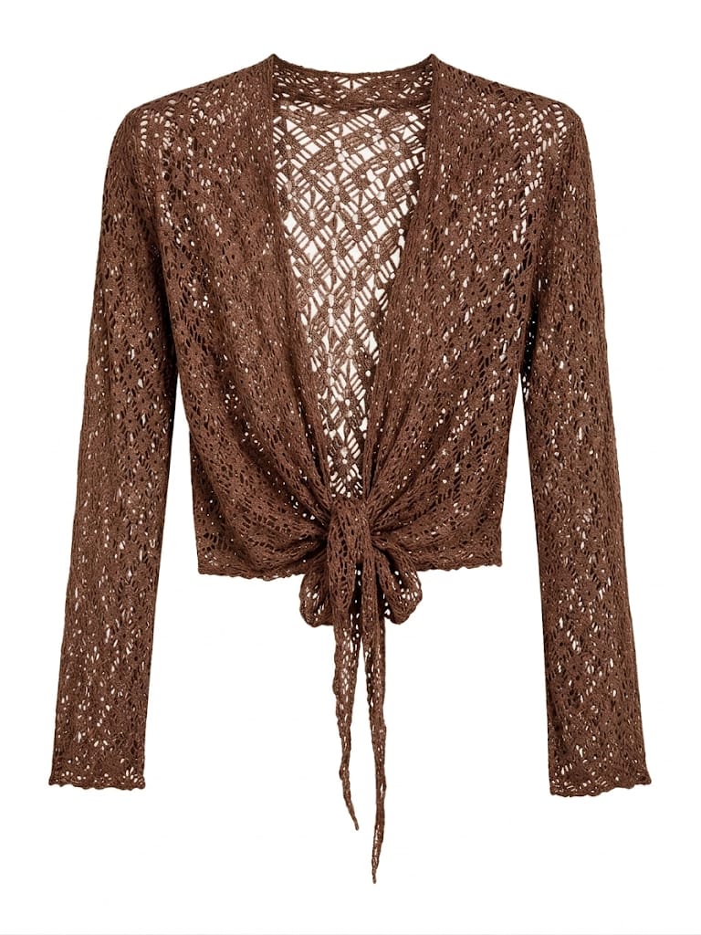 Cardigan Esra Marrone