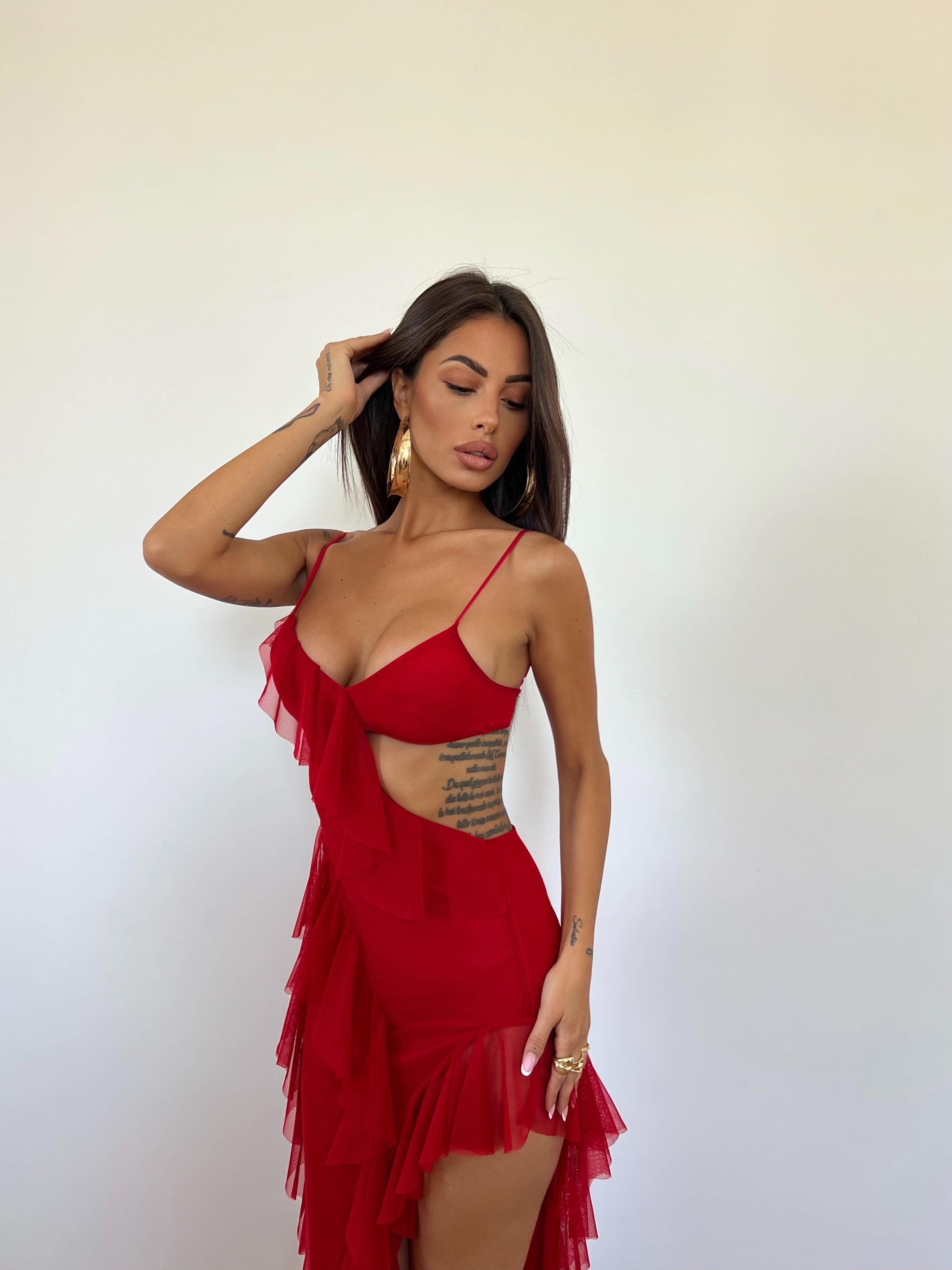 Vestito Hera Rosso