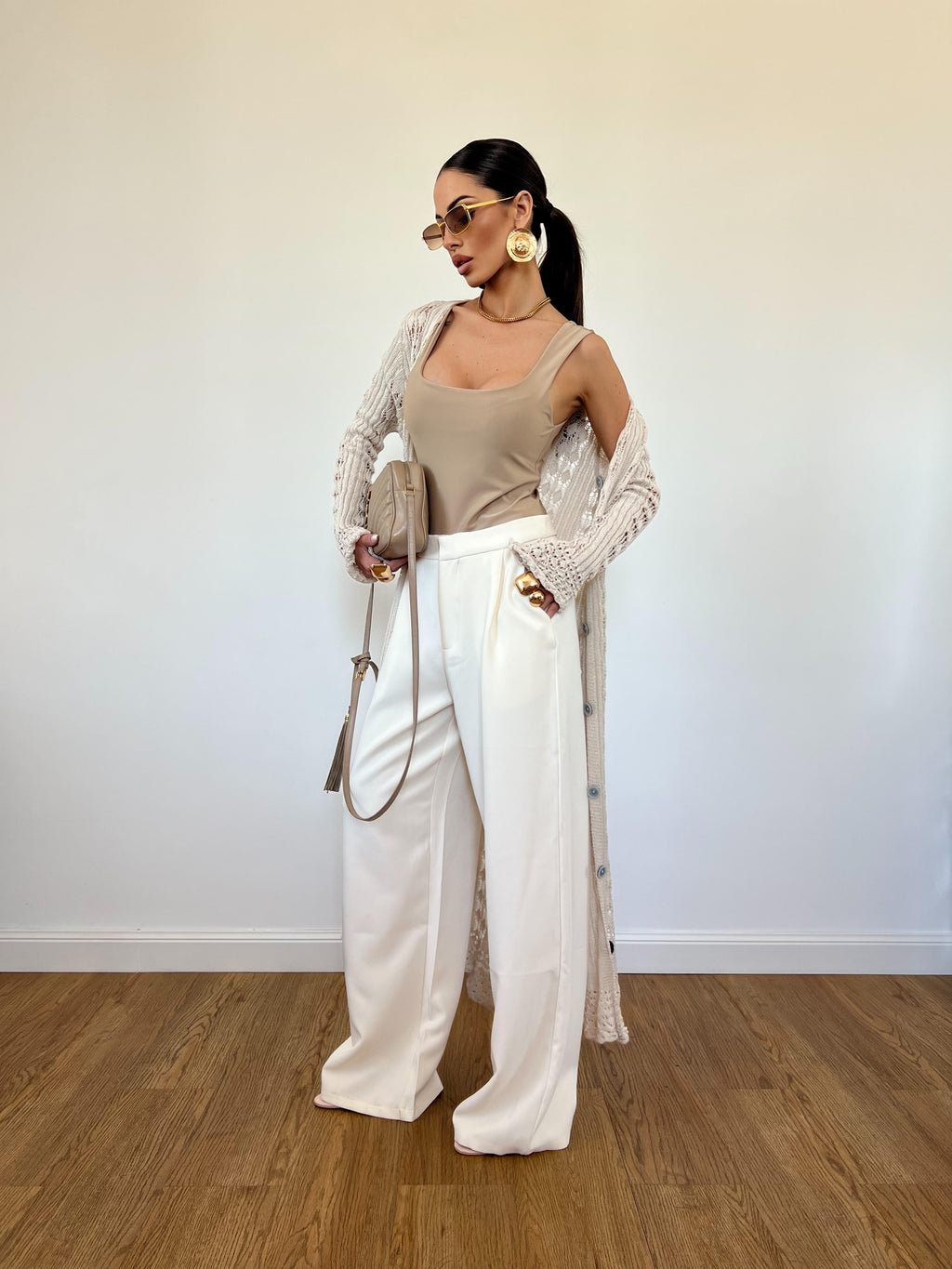 Cardigan/Vestito Amnesia Beige