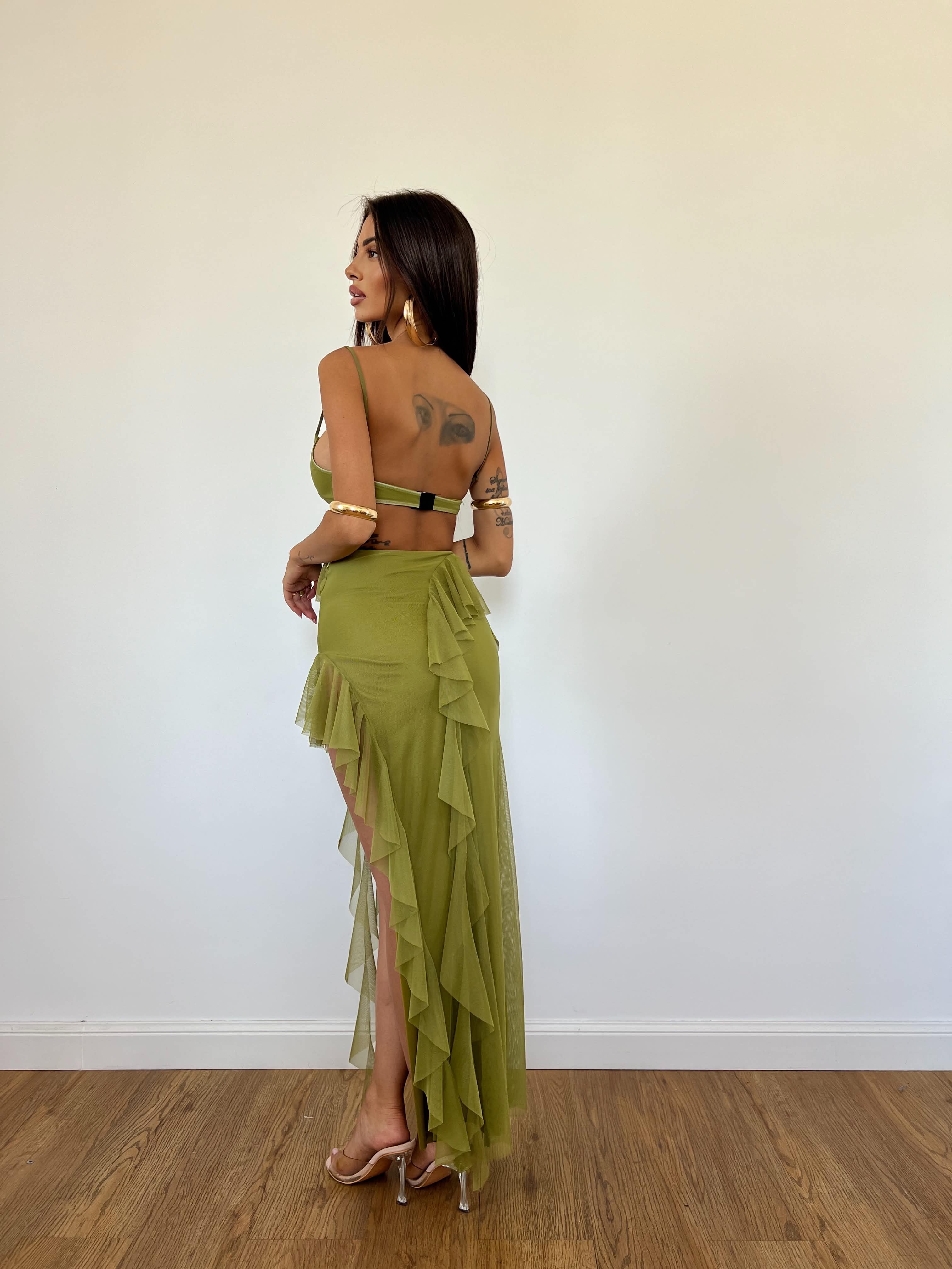 Vestito Hera Verde Pistacchio