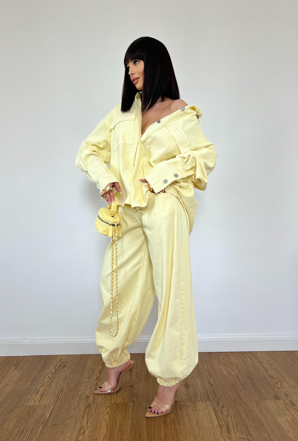 Coordinato Denim Dean Giallo