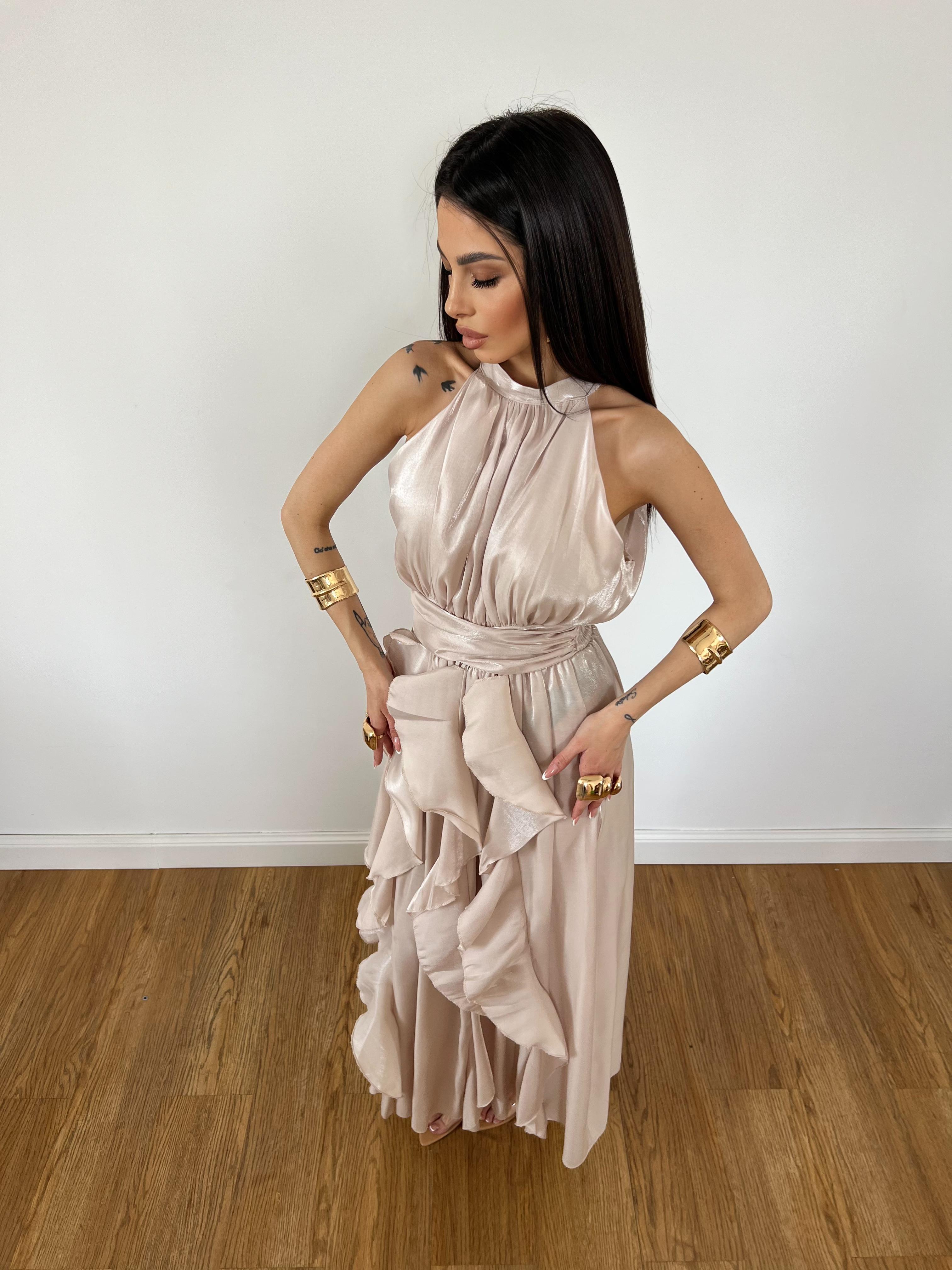 Vestito Fleur Tortora