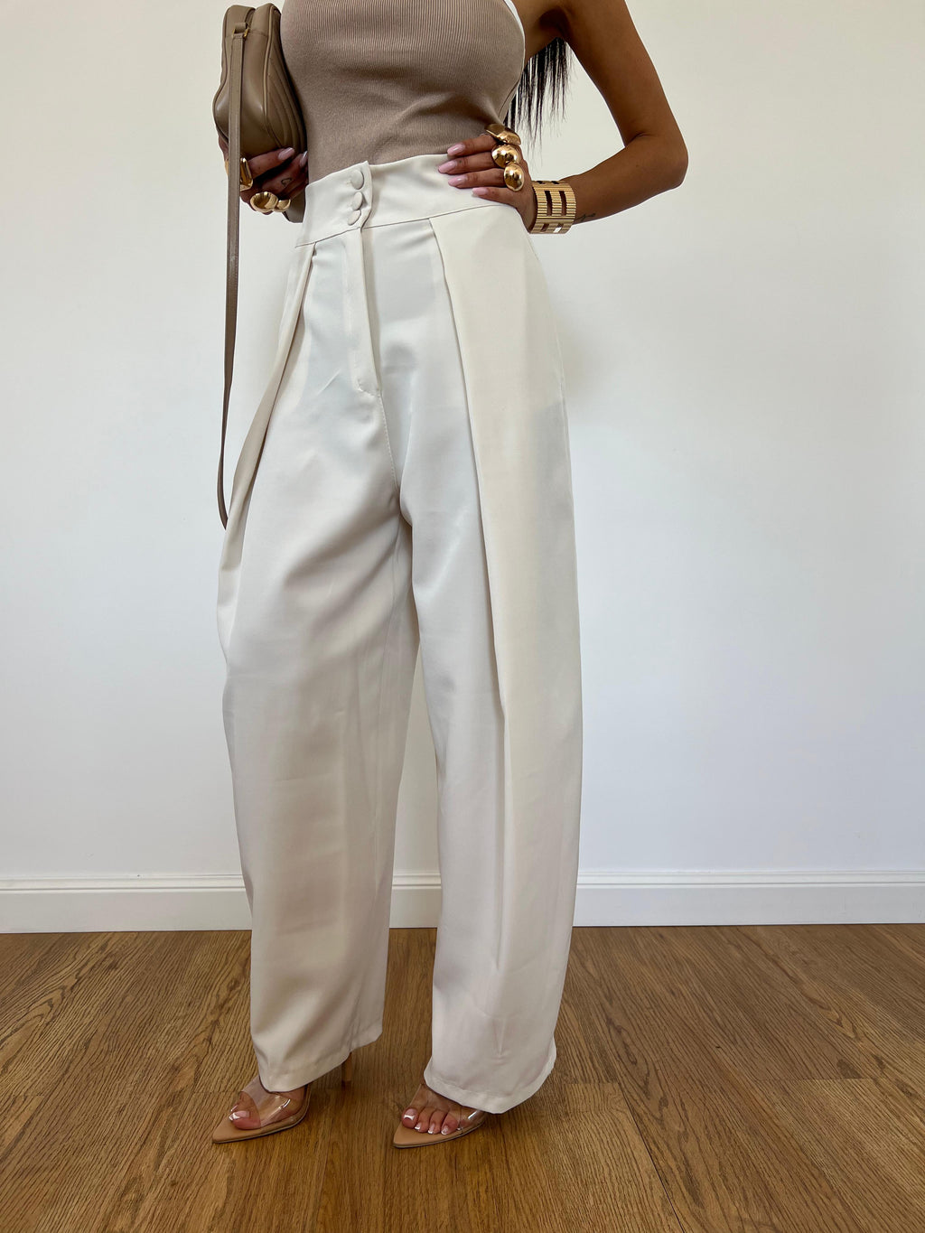 Pantalone Amanda Beige