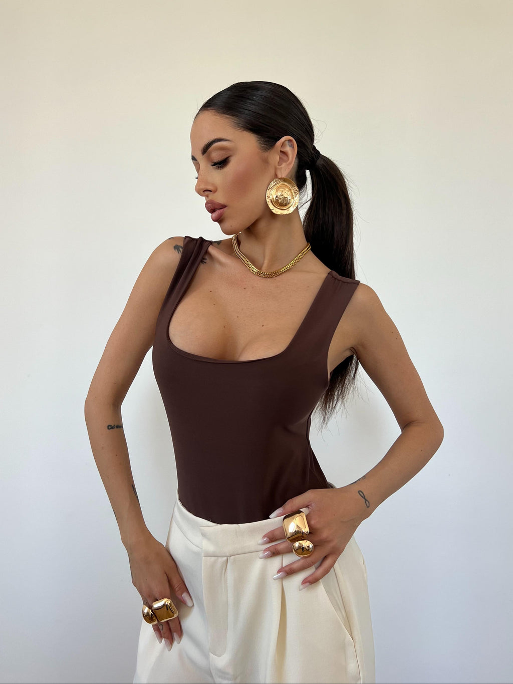 Body Quader Marrone