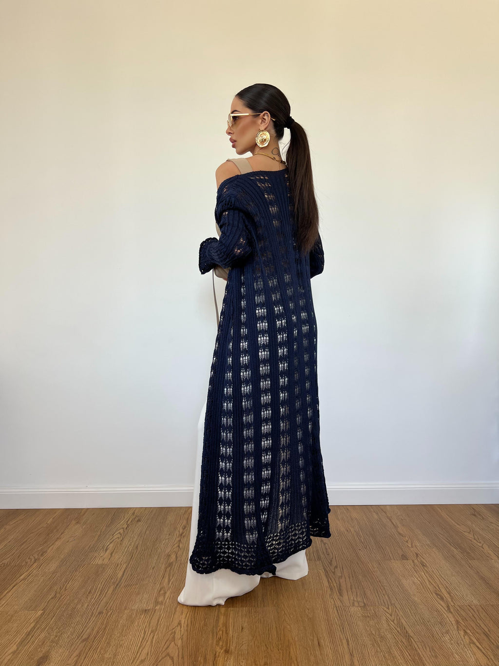 Cardigan/Vestito Amnesia Blu Notte