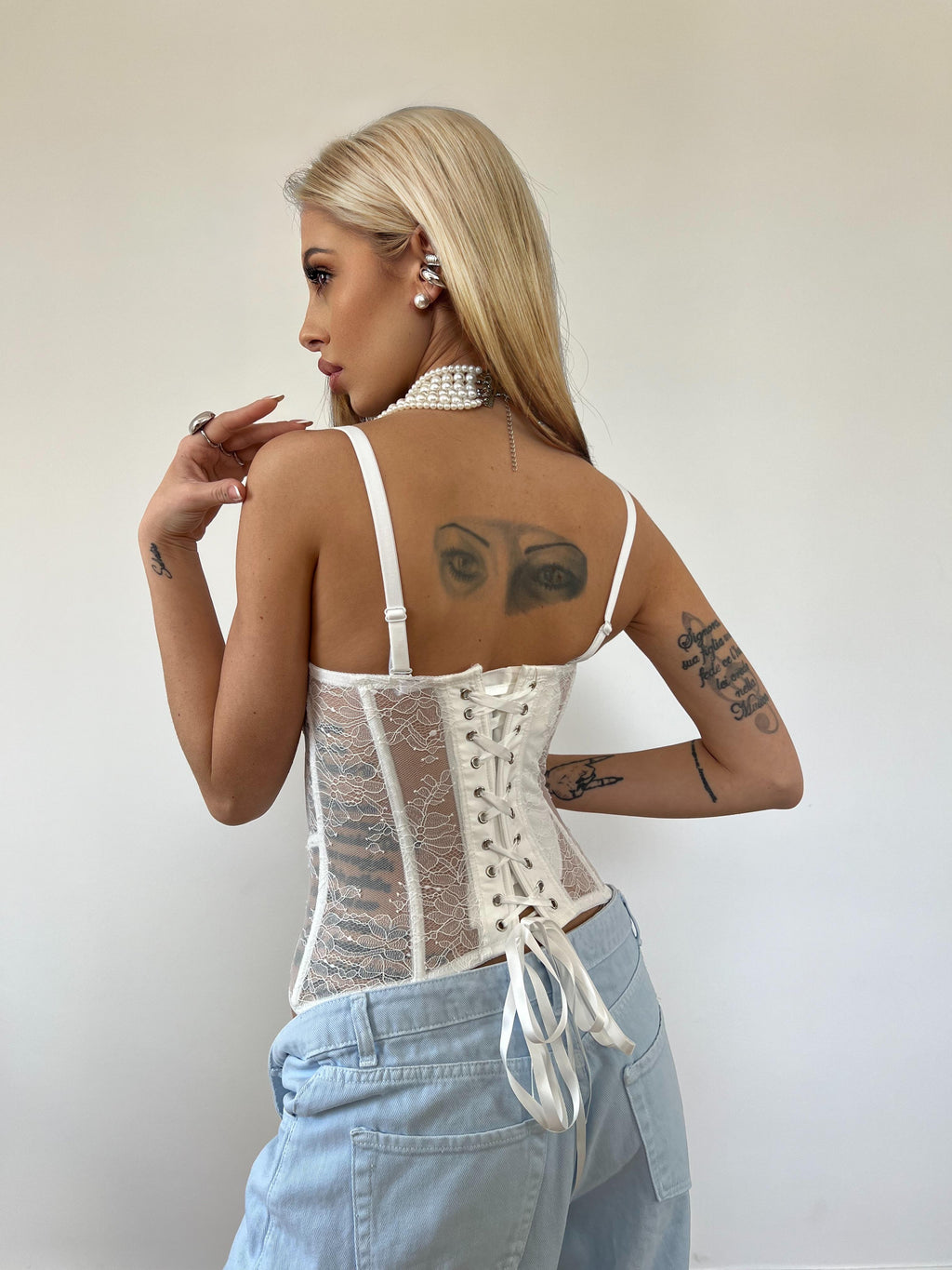 Corpetto Renaissance Bianco