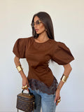 Camicia Marie Marrone