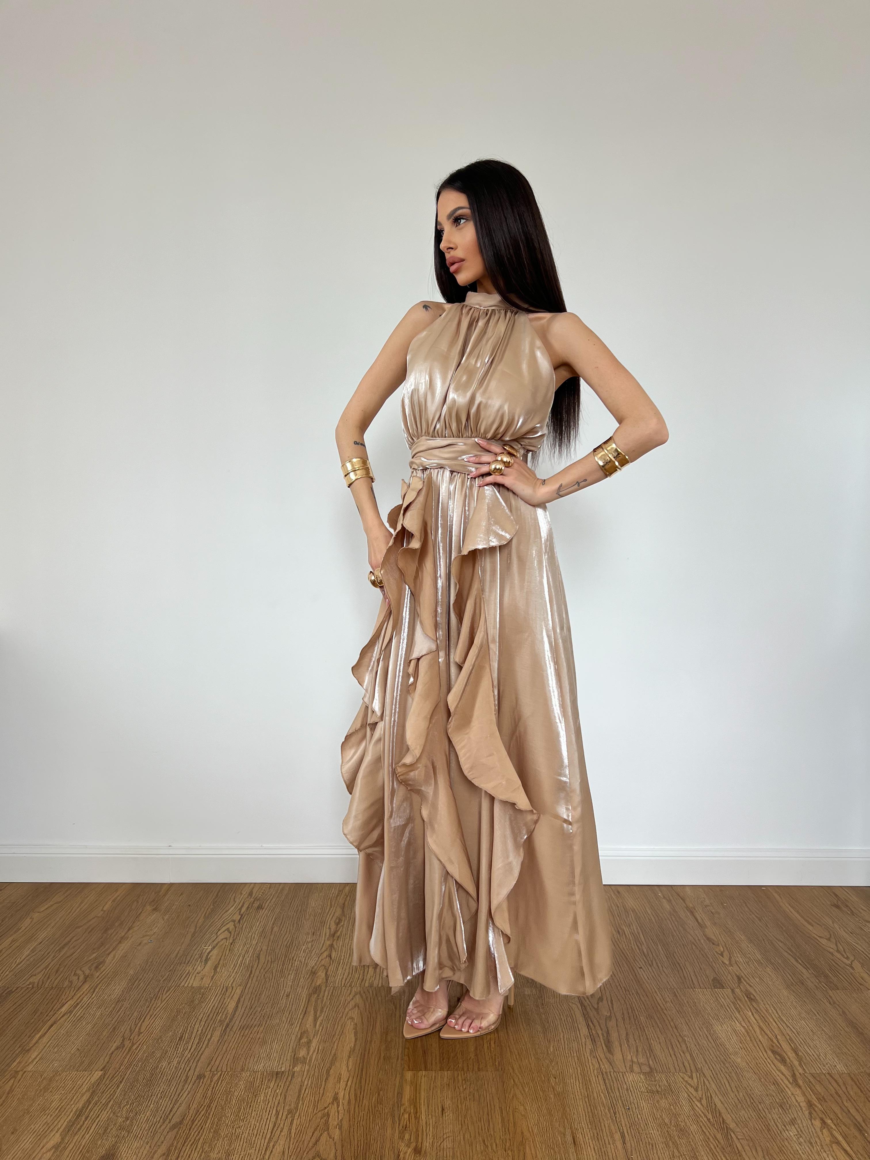 Vestito Fleur Sabbia