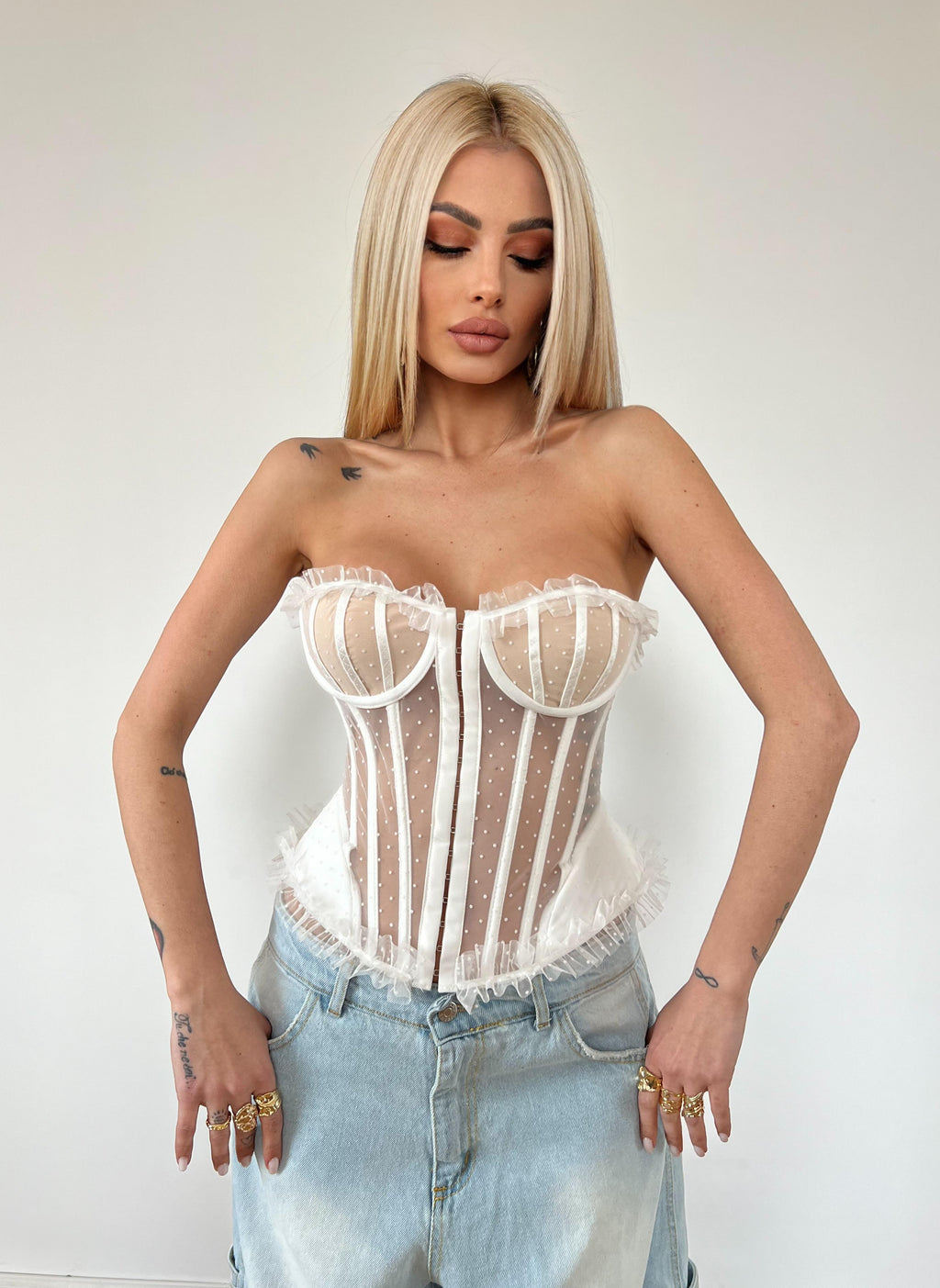 Corpetto Silence Bianco