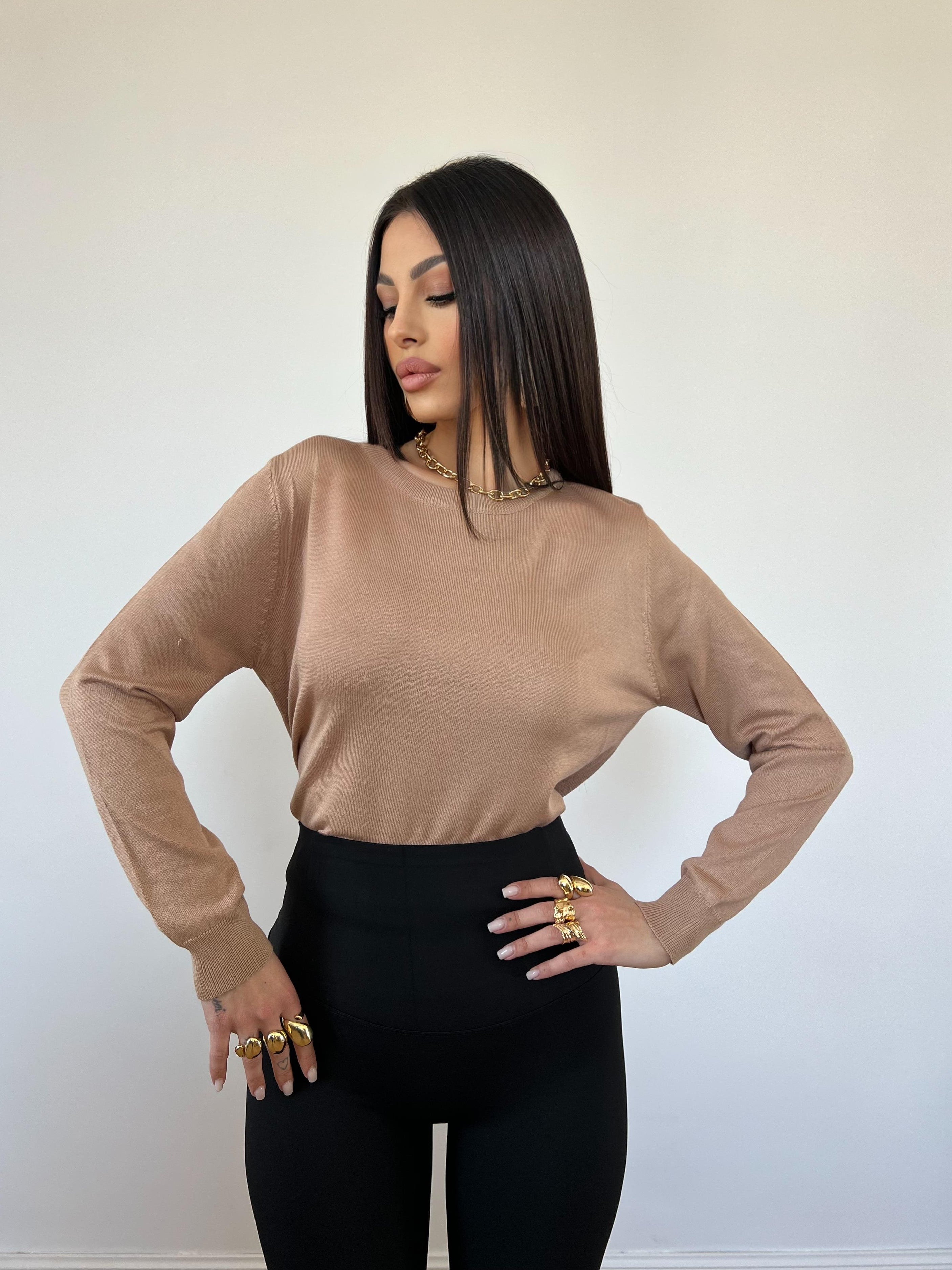 Maglioncino Filo Beige