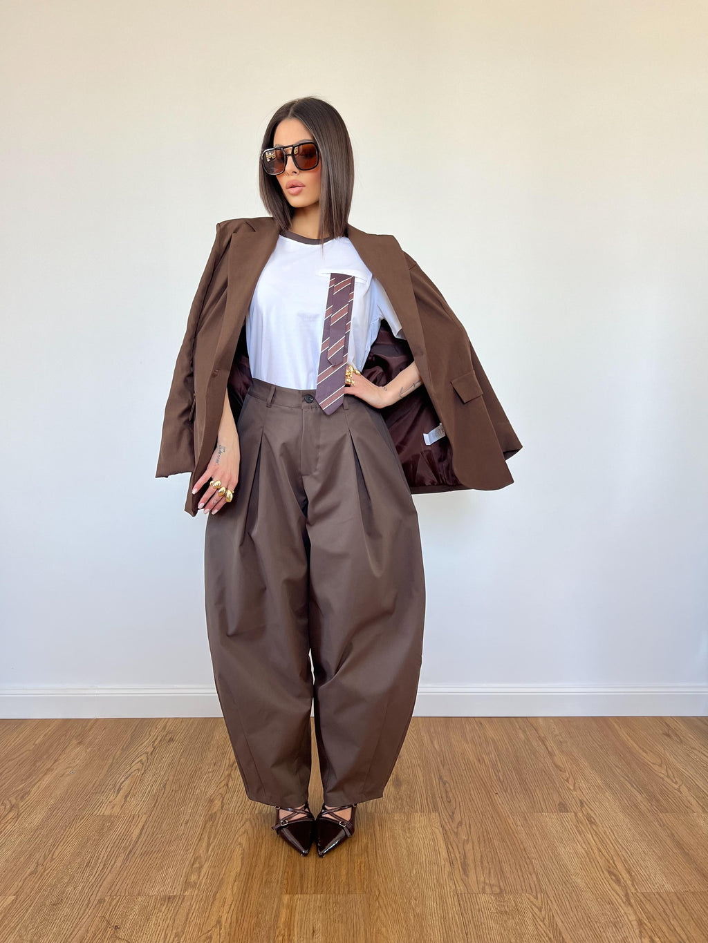 Pantalone Side Fango