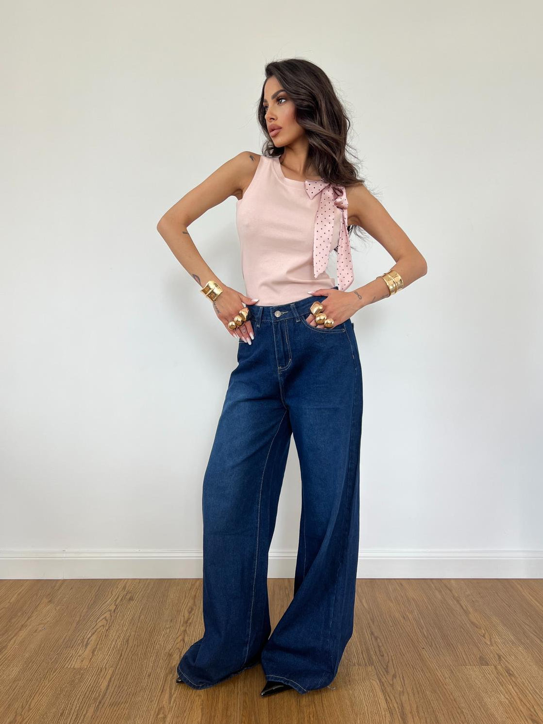 Top/Canotta Auder Rosa