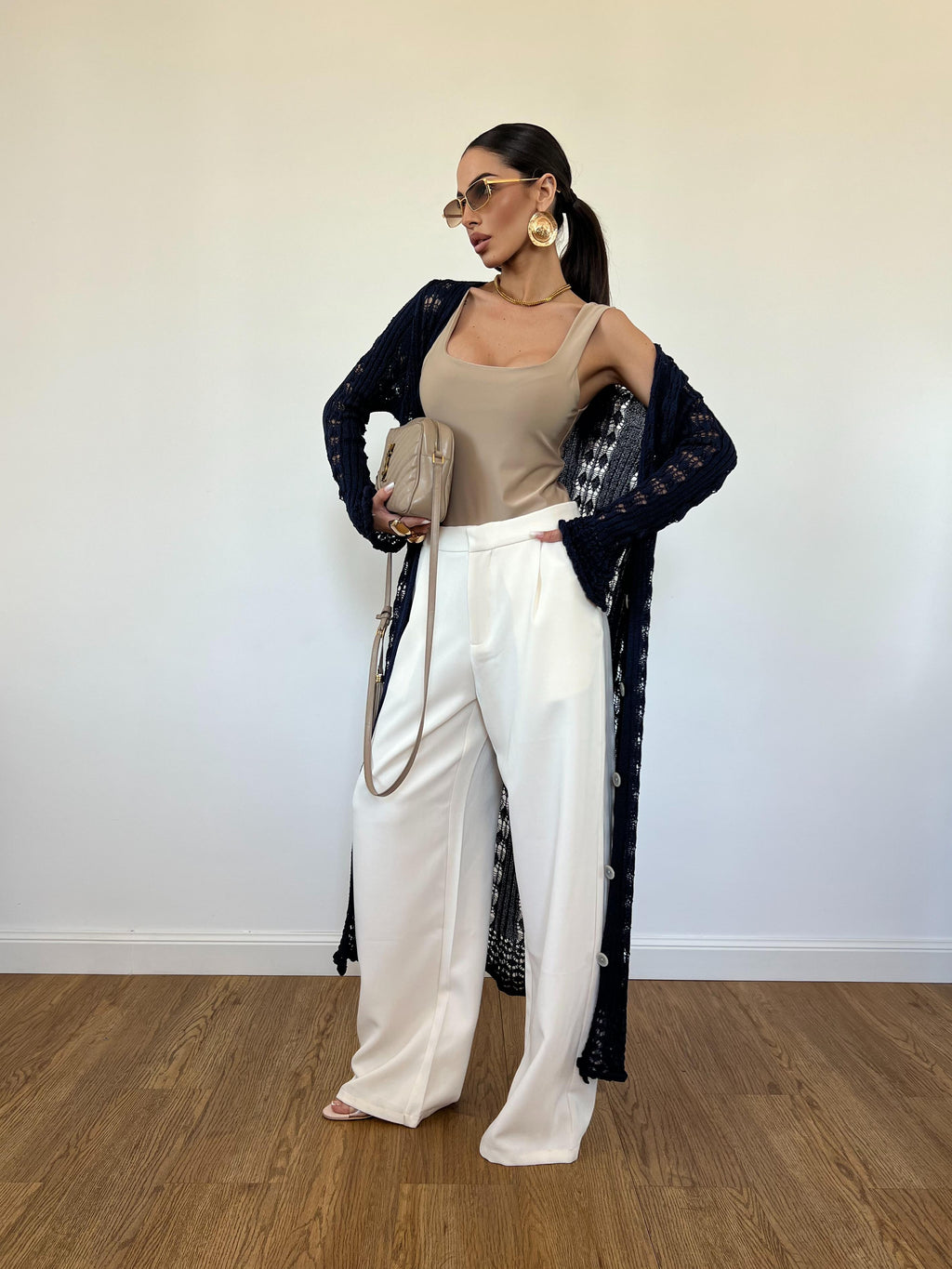 Cardigan/Vestito Amnesia Blu Notte