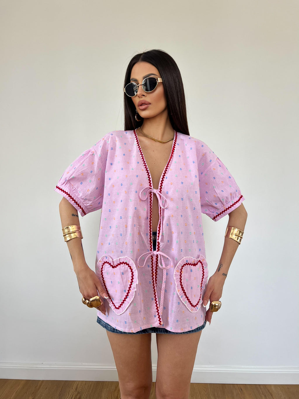 Camicia Amore Rosa