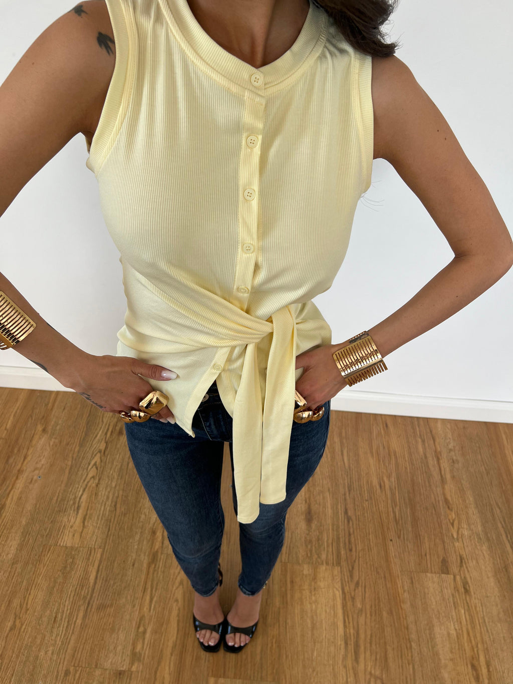 Maglia/Top Ambra Giallo