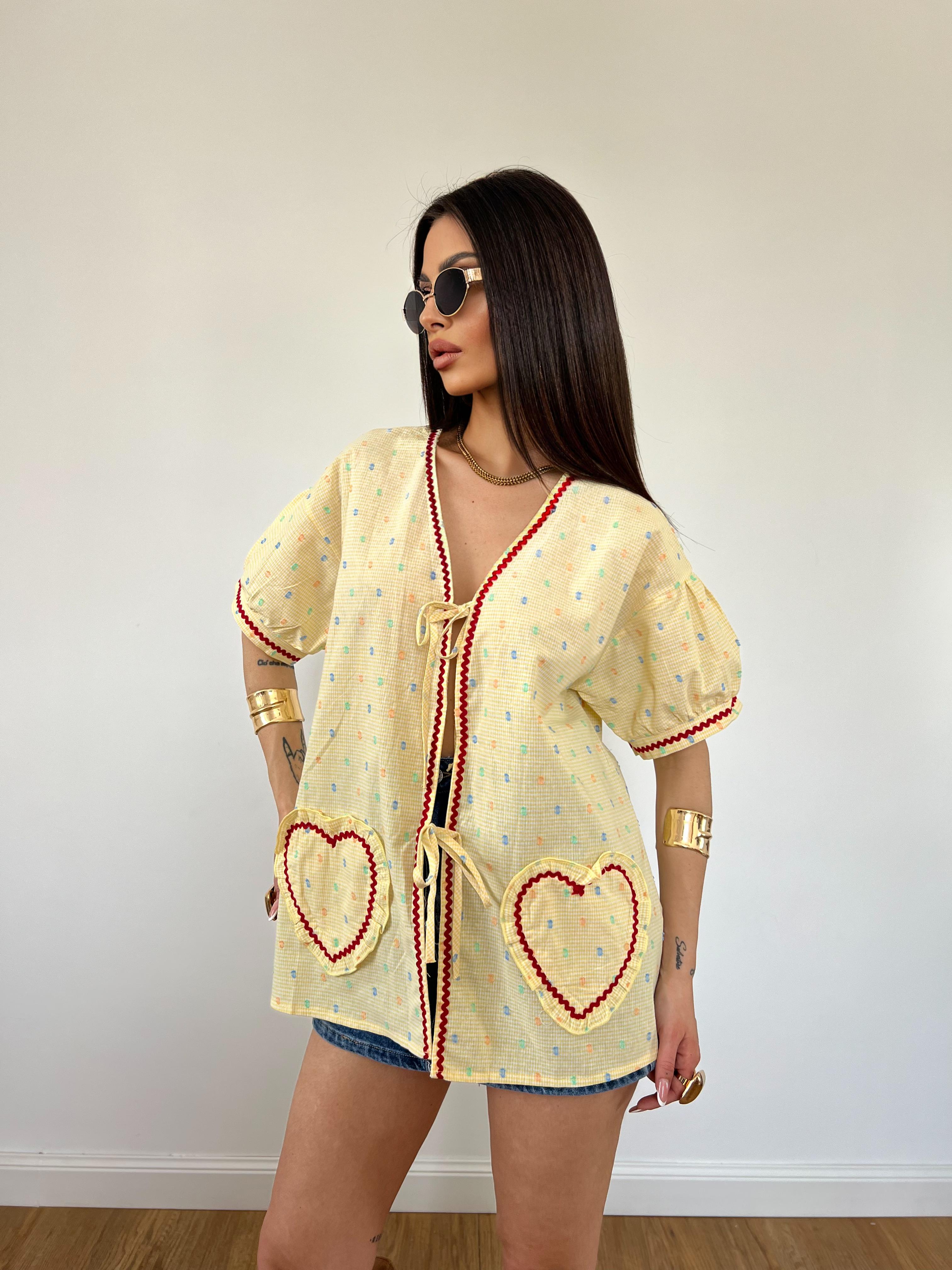 Camicia Amore Gialla