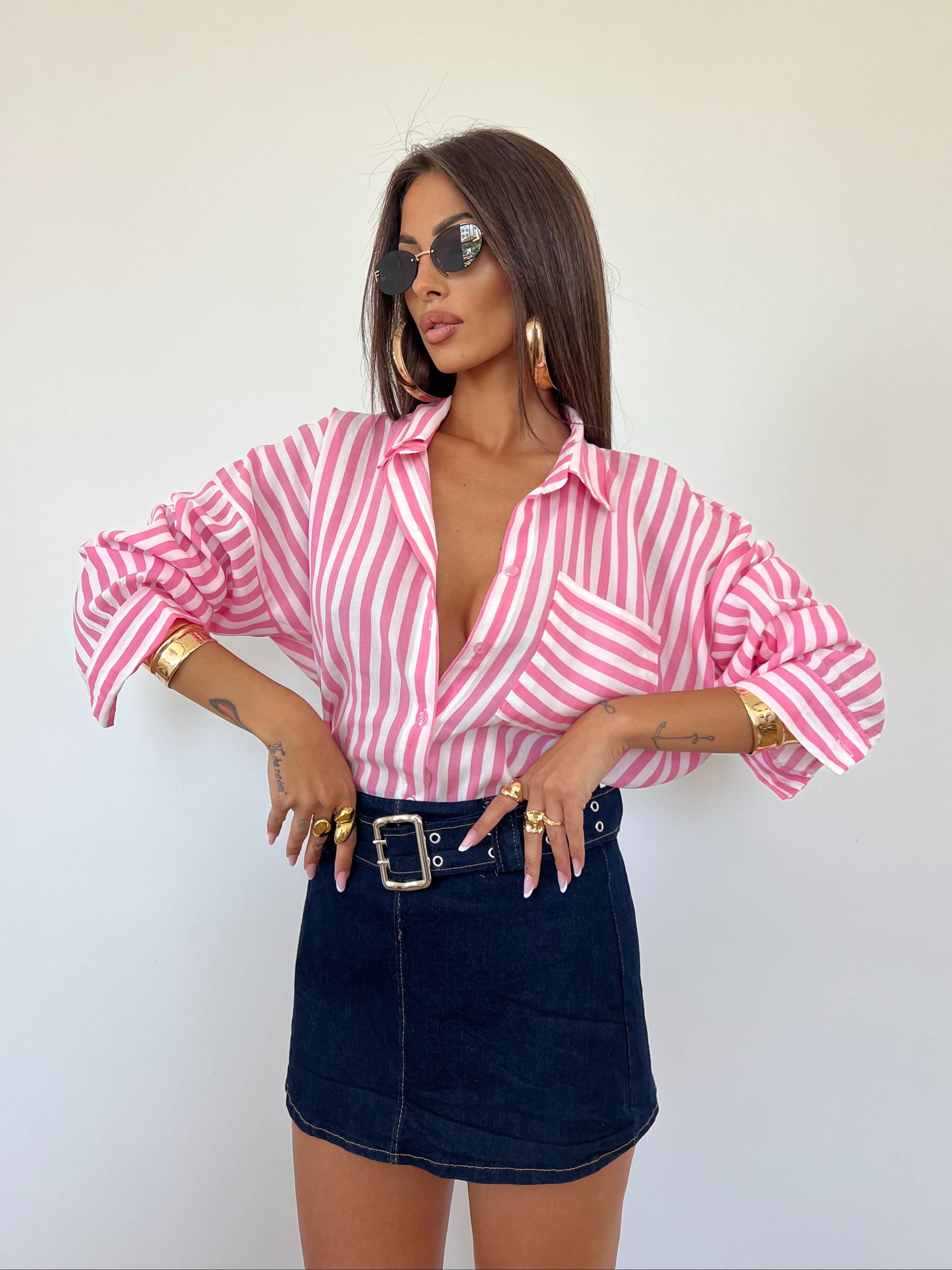 Camicia Summer Rosa