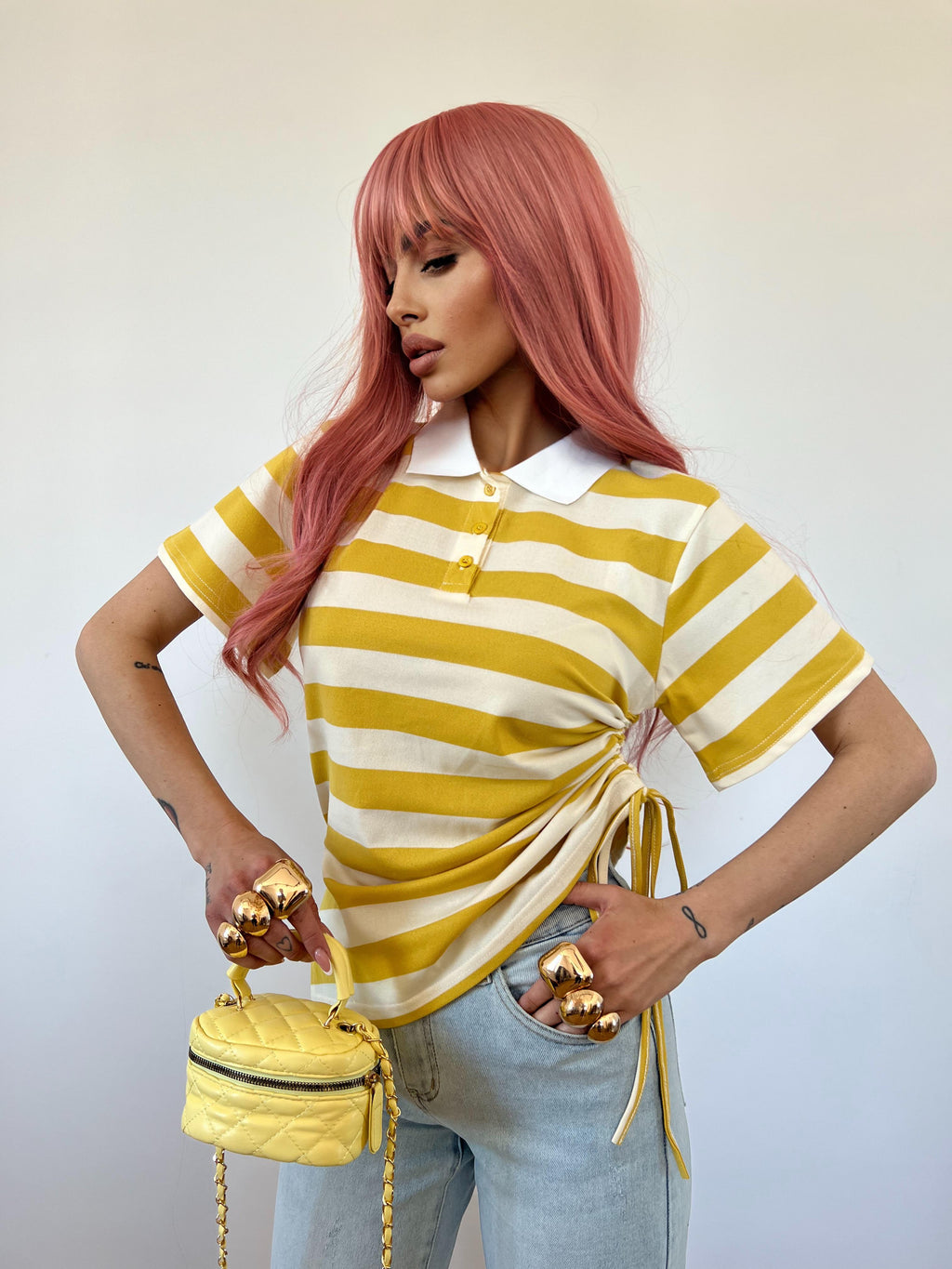 Maglia Polo Ocra