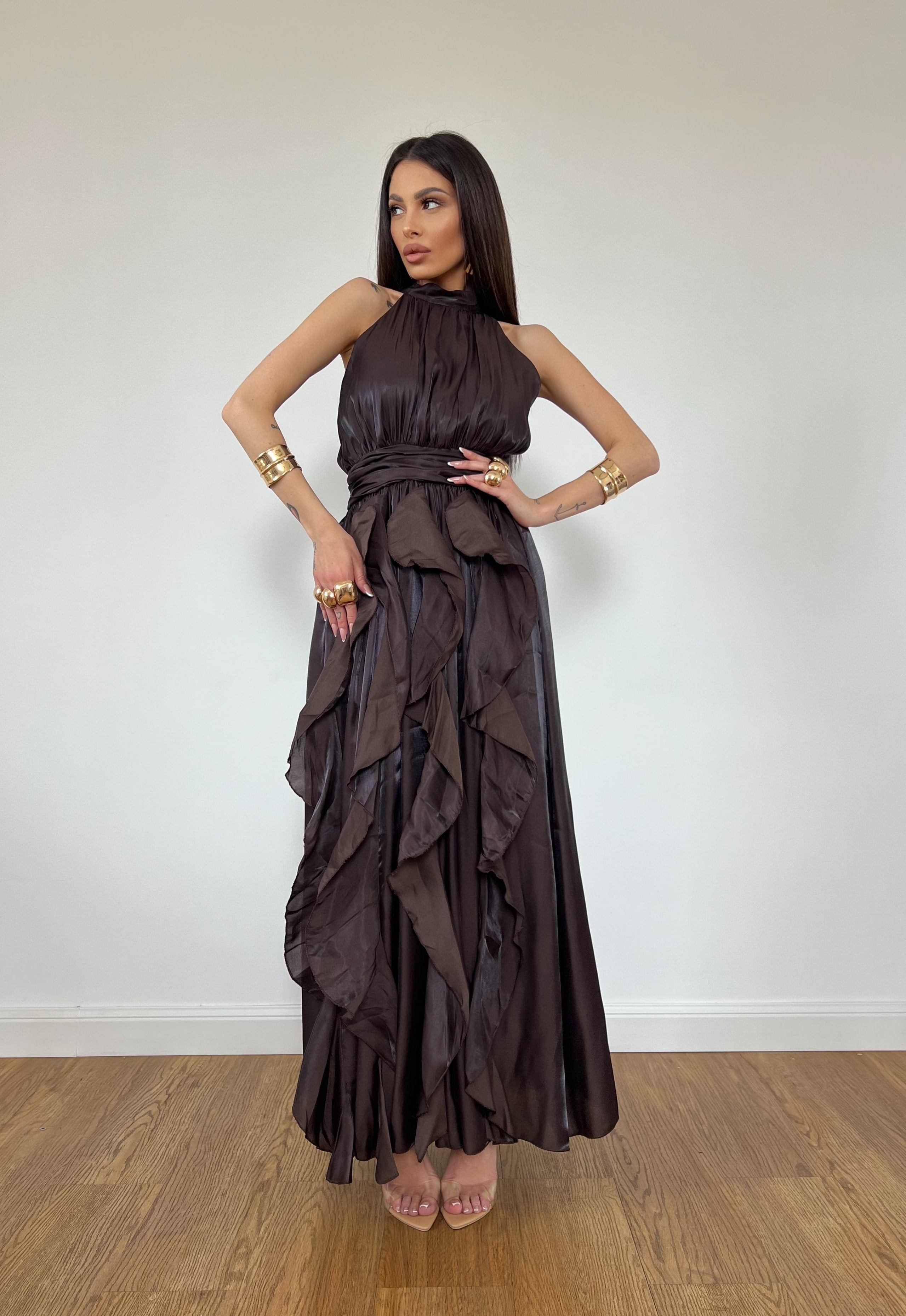 Vestito Fleur Cioccolato