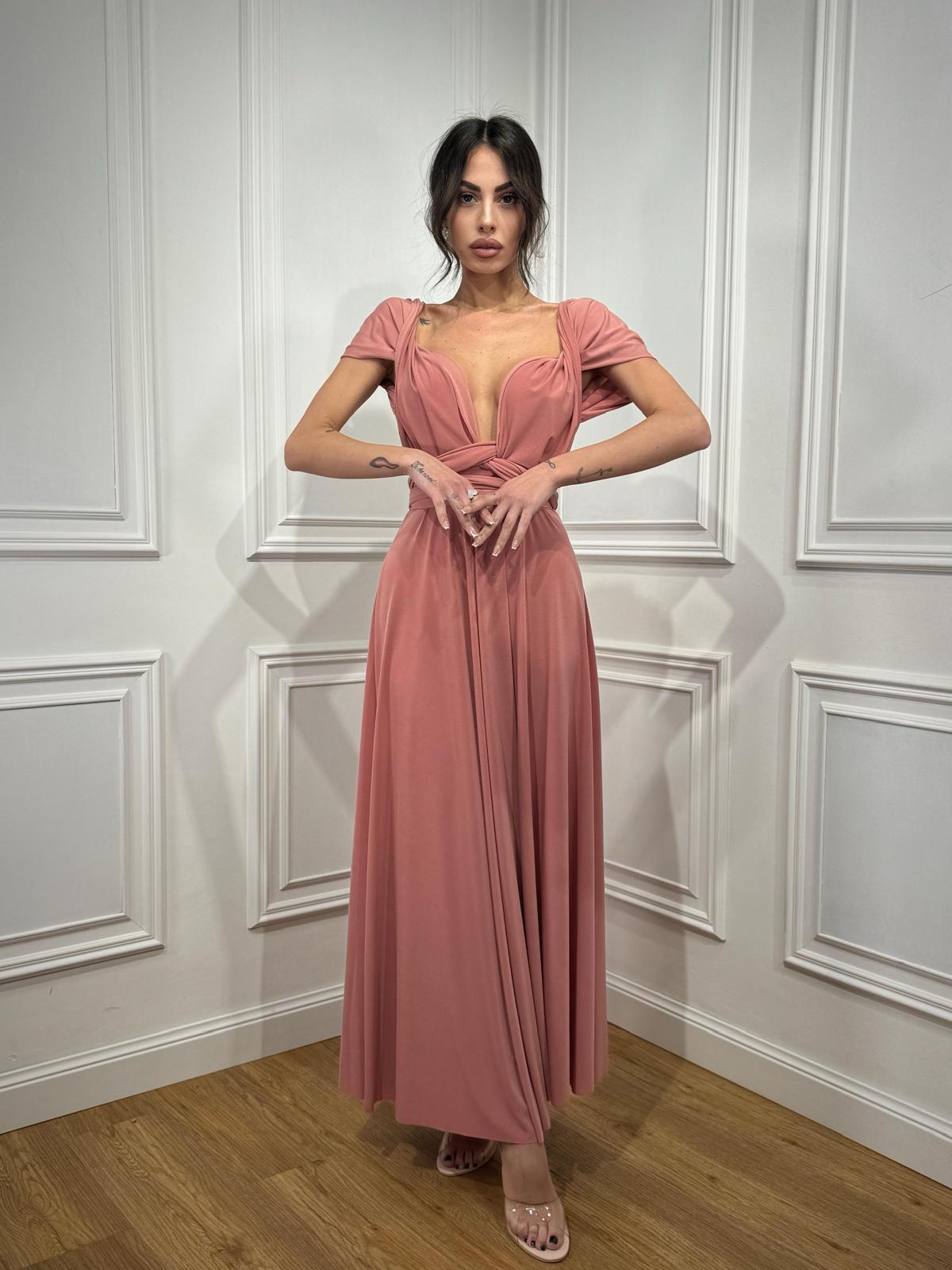 Vestito Infinity Rosa Antico