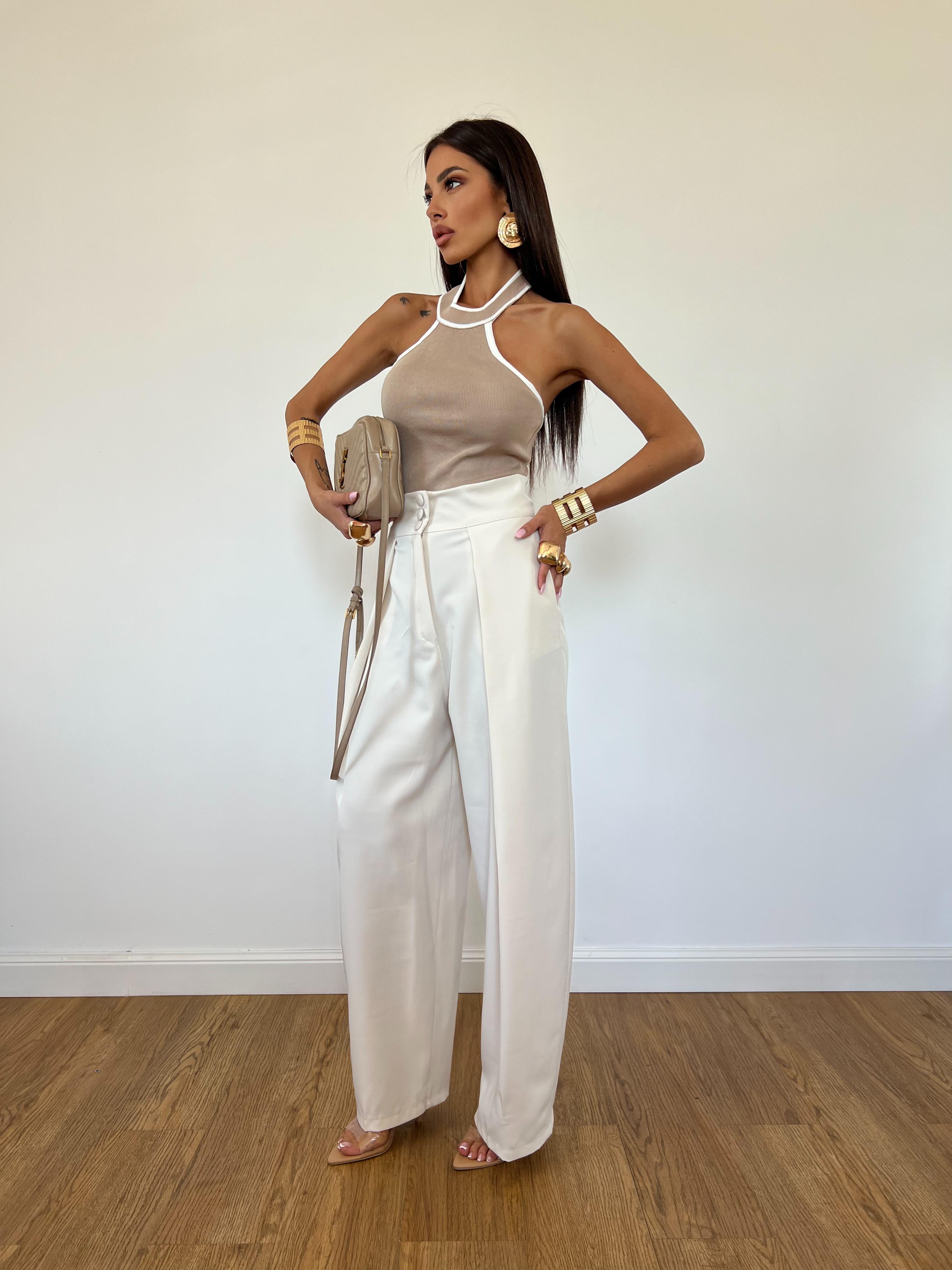 Pantalone Amanda Beige