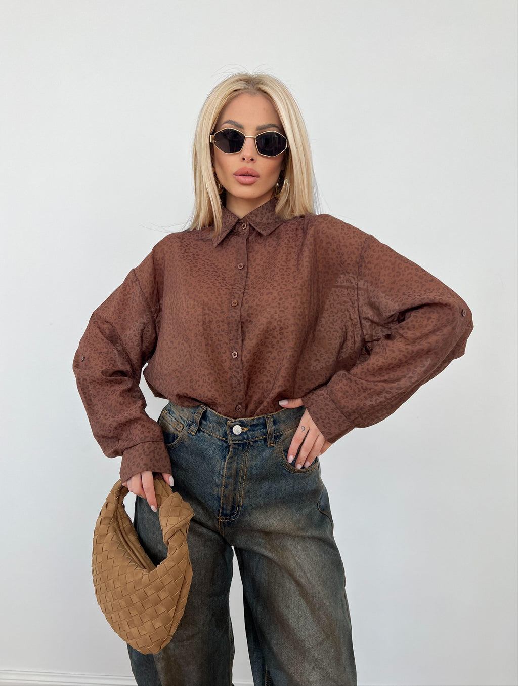 Camicia Urban Wild Marrone