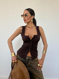 Top Meredit Marrone