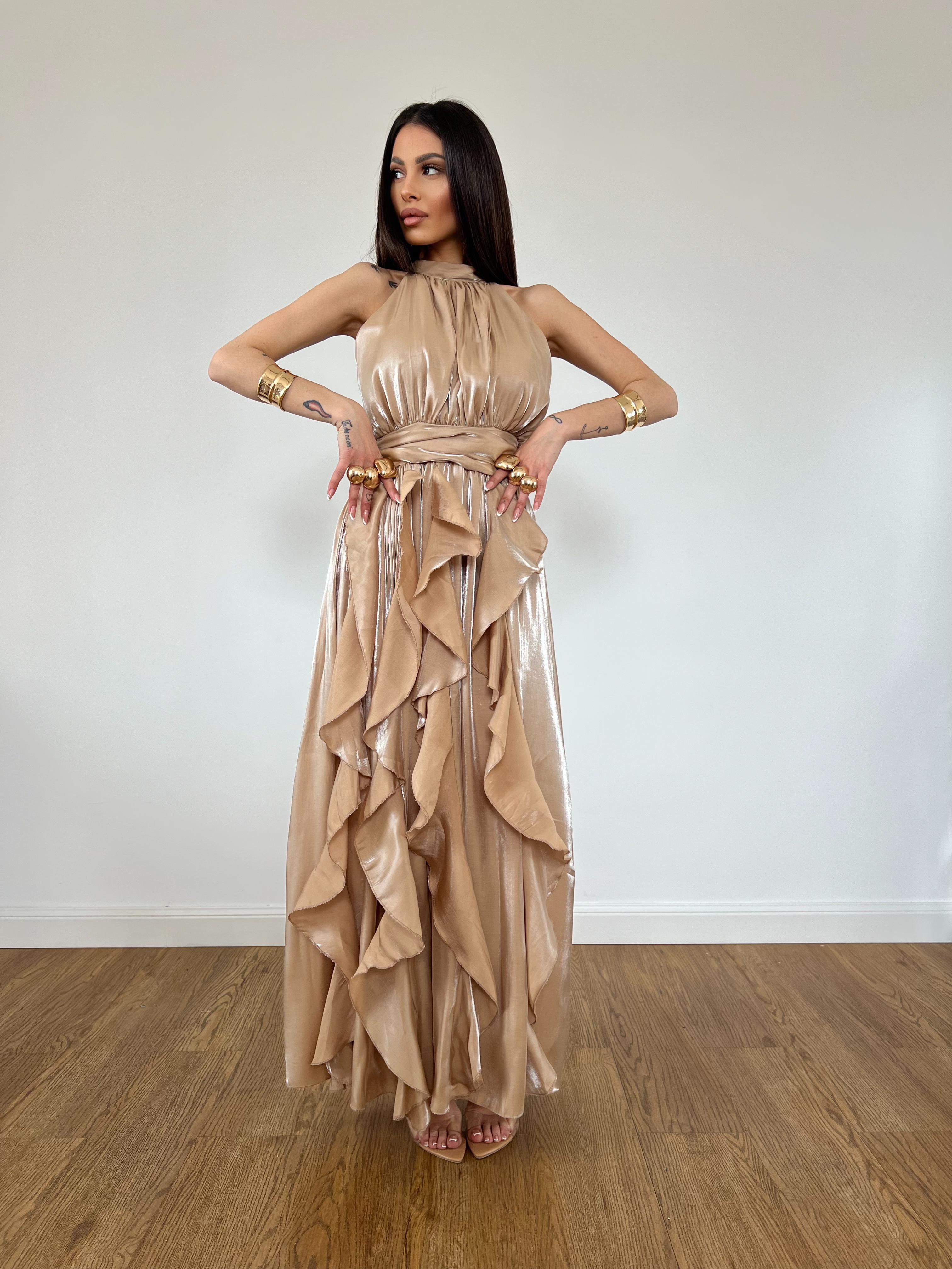Vestito Fleur Sabbia
