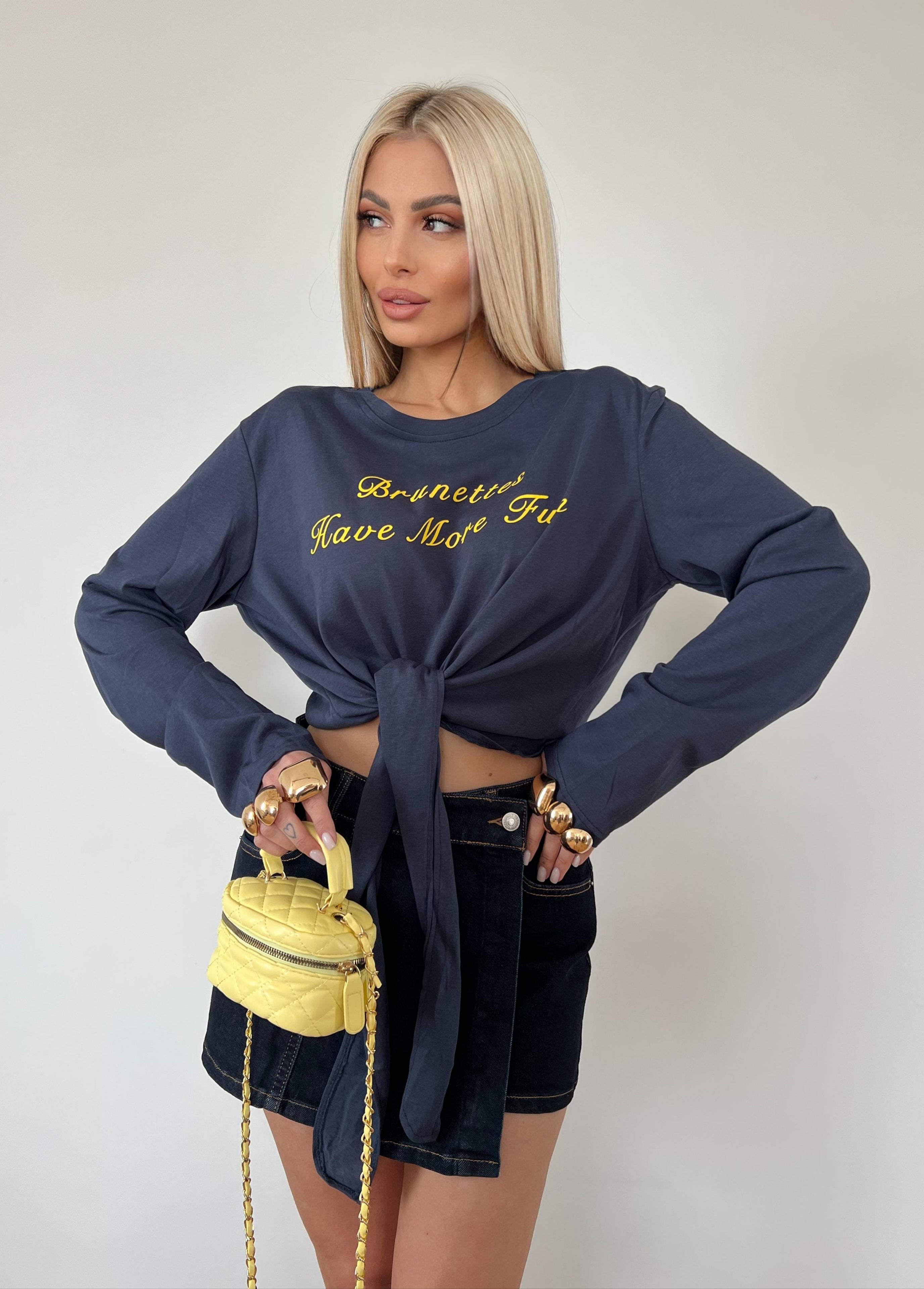 Maglia Le More Blu Notte